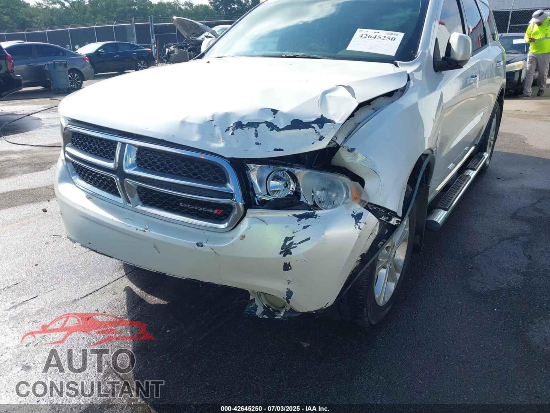 DODGE DURANGO 2012 - 1C4RDHAG9CC237210
