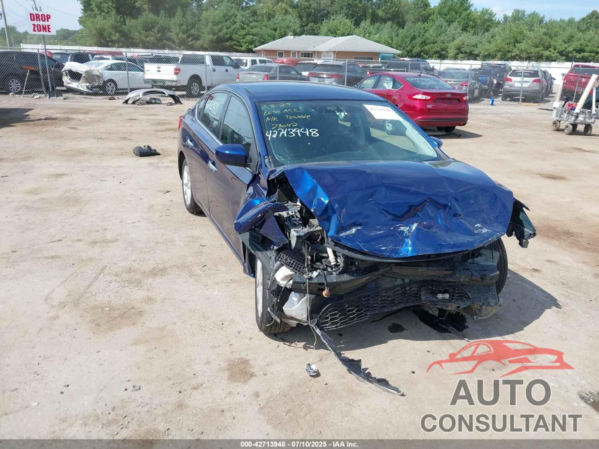NISSAN SENTRA 2019 - 3N1AB7AP3KY247690