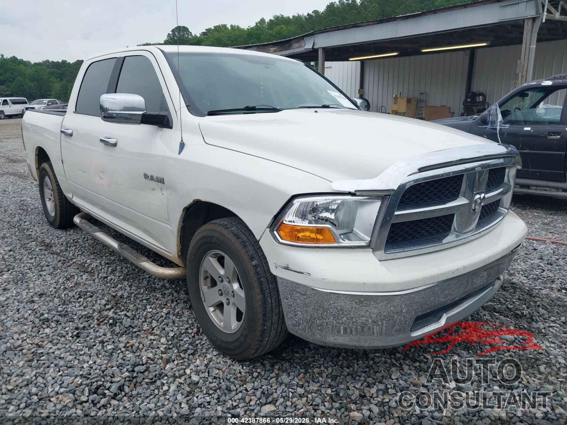DODGE RAM 1500 2009 - 1D3HB13P99S736536
