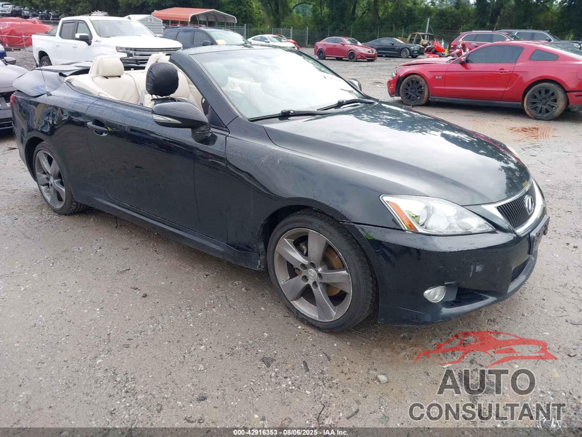 LEXUS IS 250C 2010 - JTHFF2C28A2504950