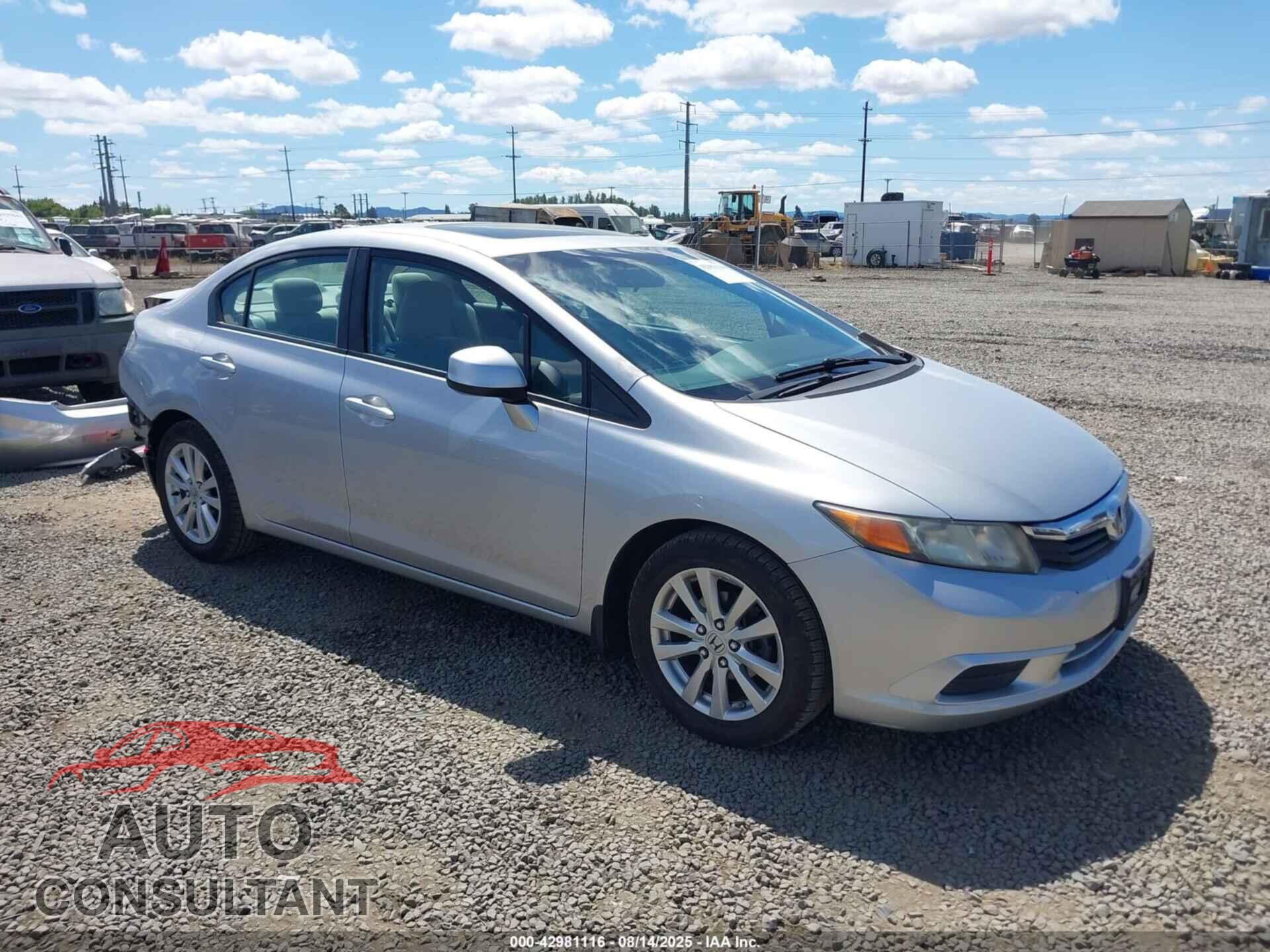 HONDA CIVIC 2012 - 19XFB2F86CE326071