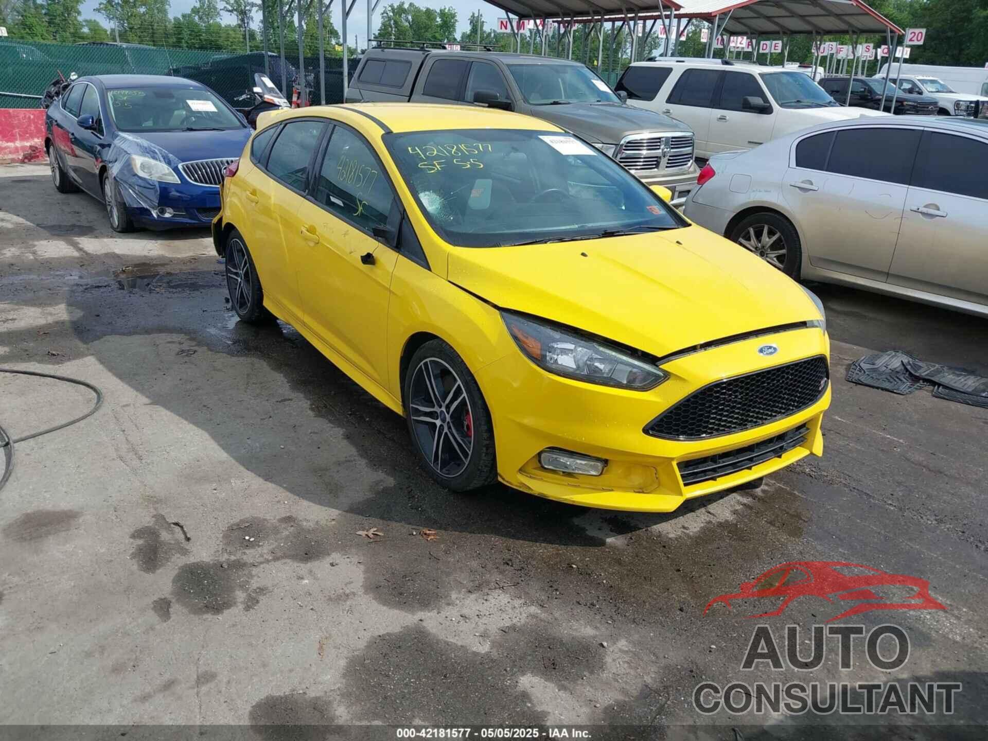 FORD FOCUS ST 2017 - 1FADP3L97HL203296