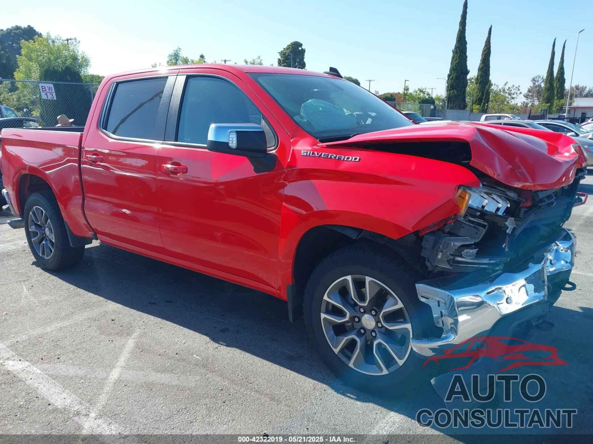 CHEVROLET SILVERADO 1500 2021 - 3GCPWCED5MG151508