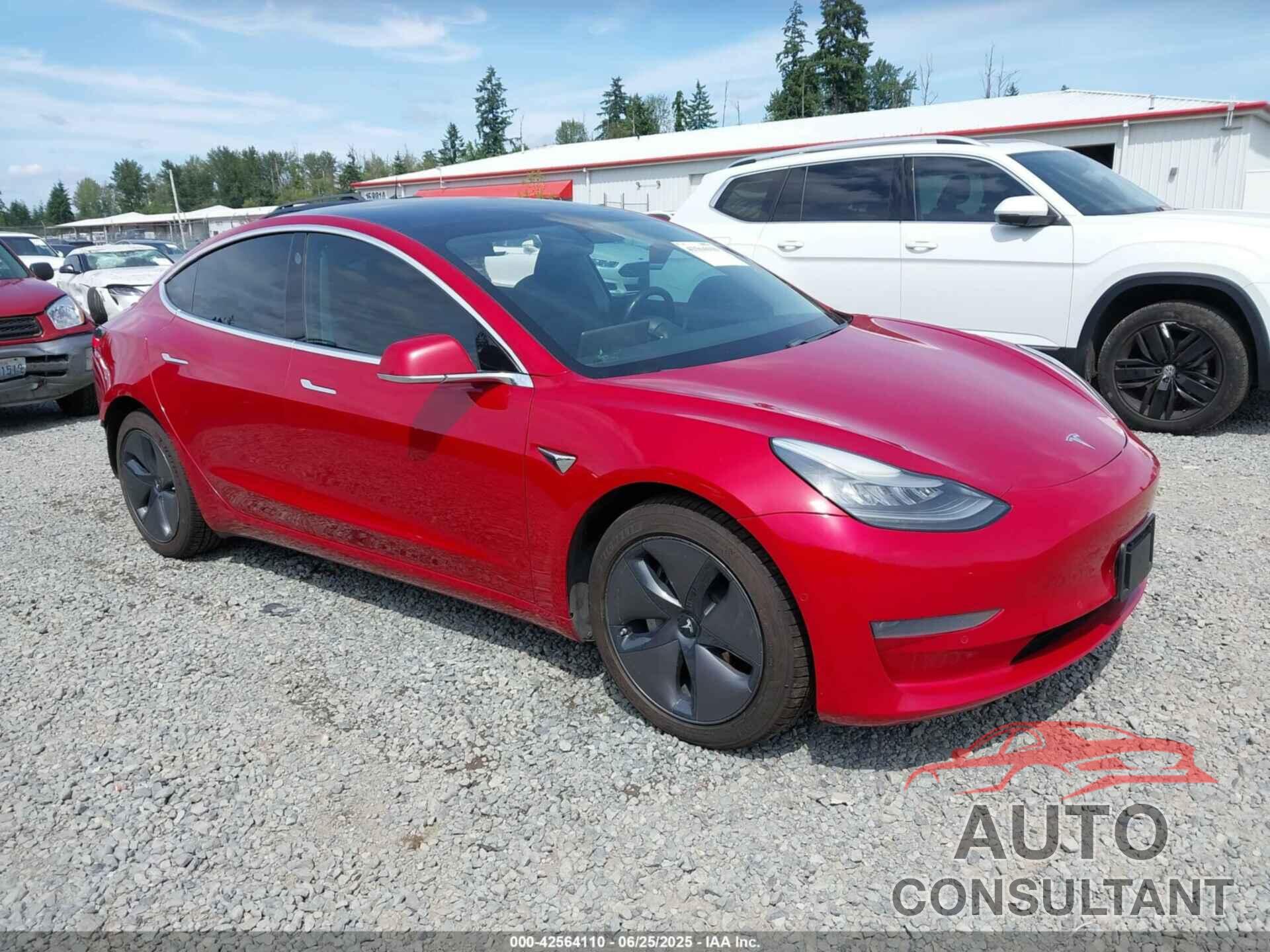 TESLA MODEL 3 2019 - 5YJ3E1EB7KF387178