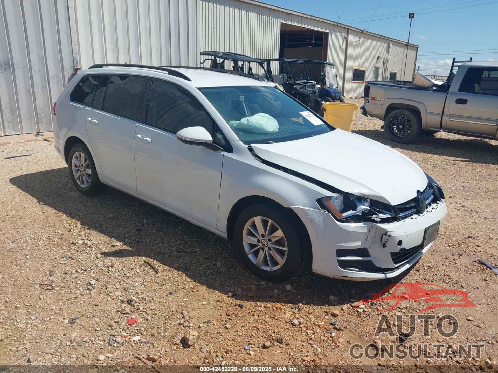VOLKSWAGEN GOLF SPORTWAGEN 2015 - 3VWC17AU8FM506389