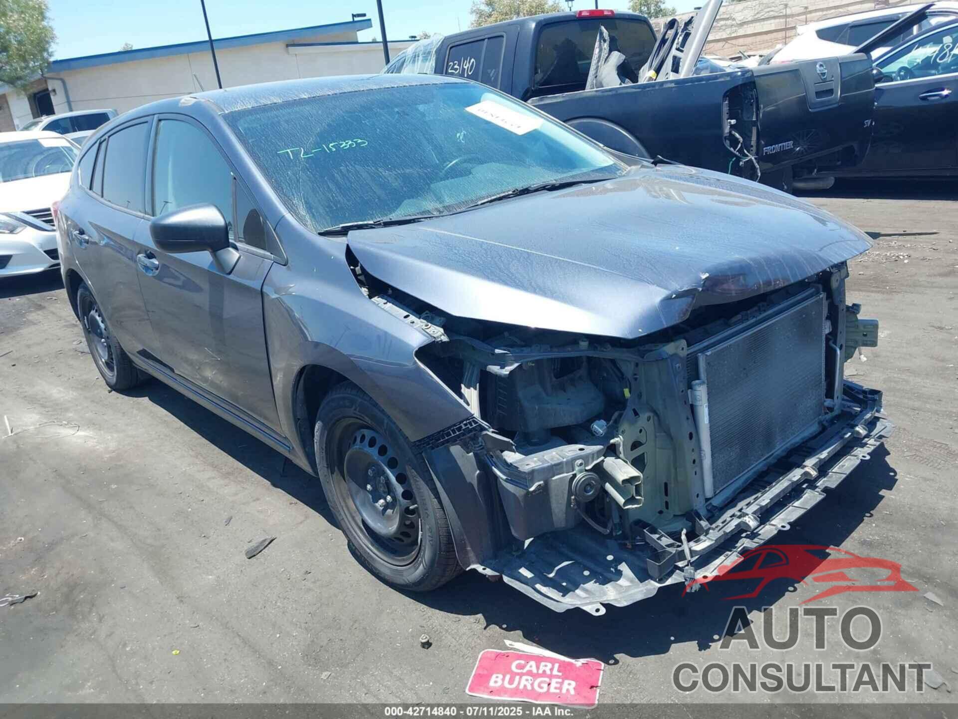 SUBARU IMPREZA 2017 - 4S3GTAA69H3719725