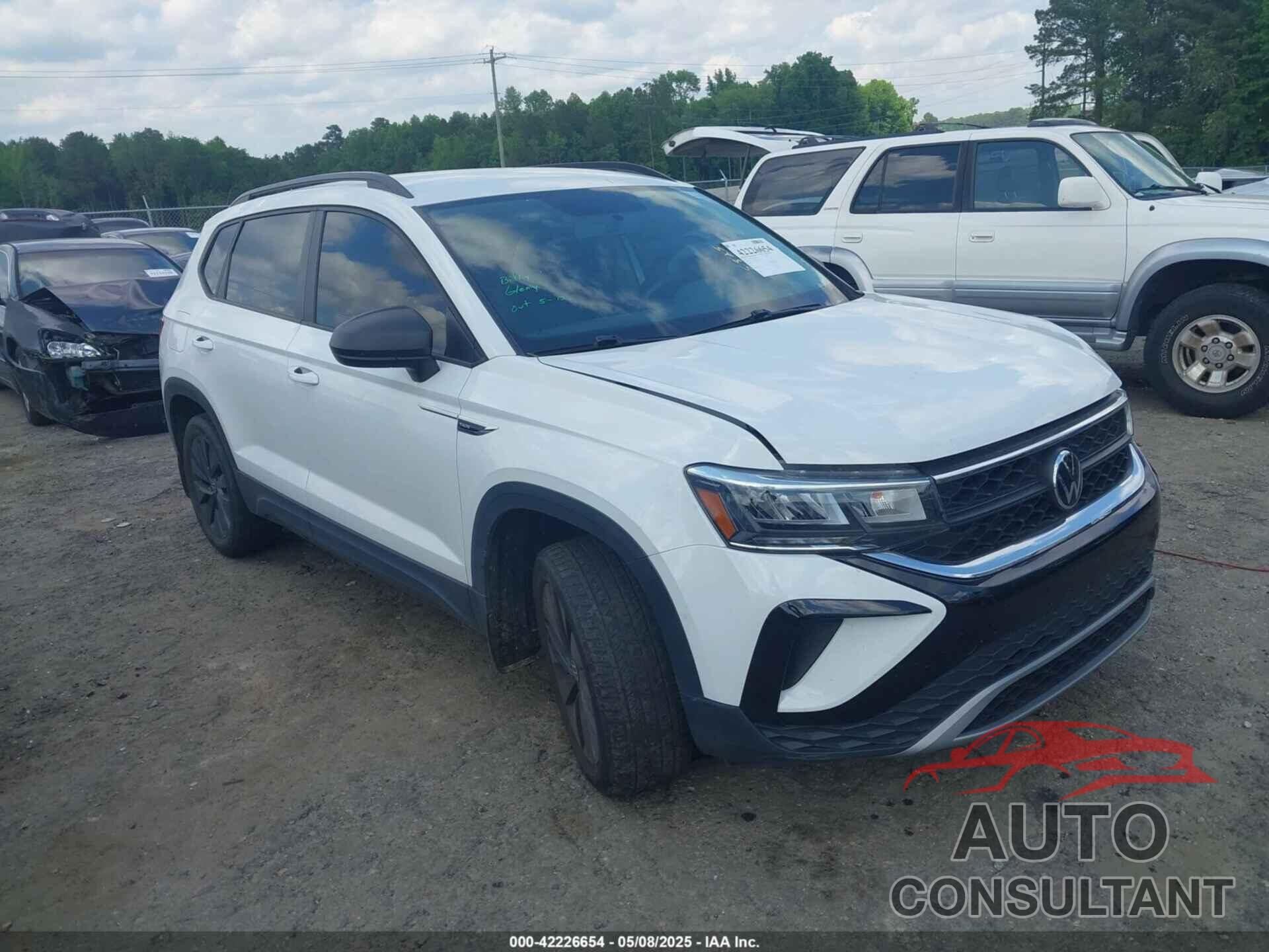 VOLKSWAGEN TAOS 2022 - 3VVCX7B28NM070352