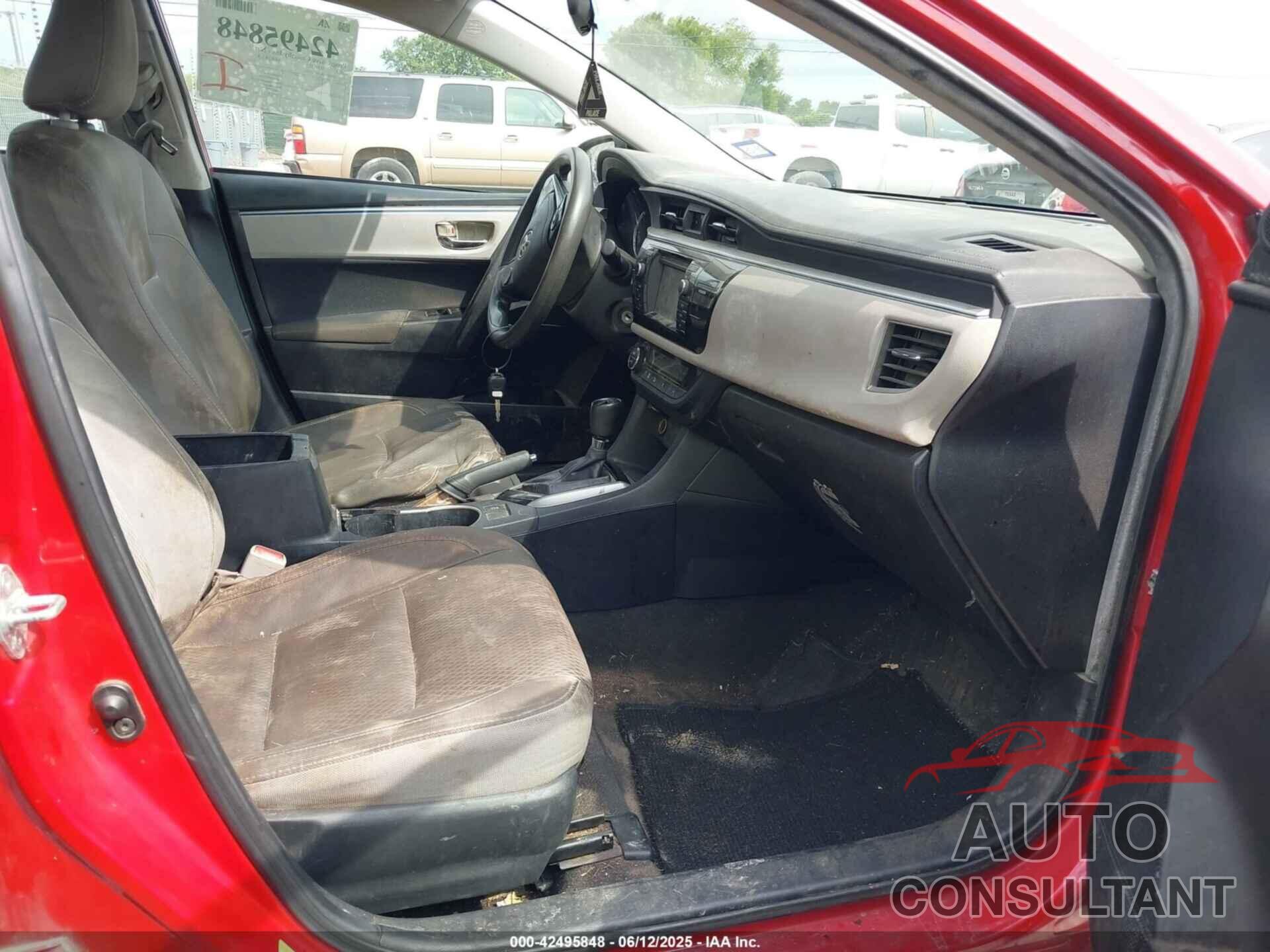 TOYOTA COROLLA 2015 - 2T1BURHE5FC471934