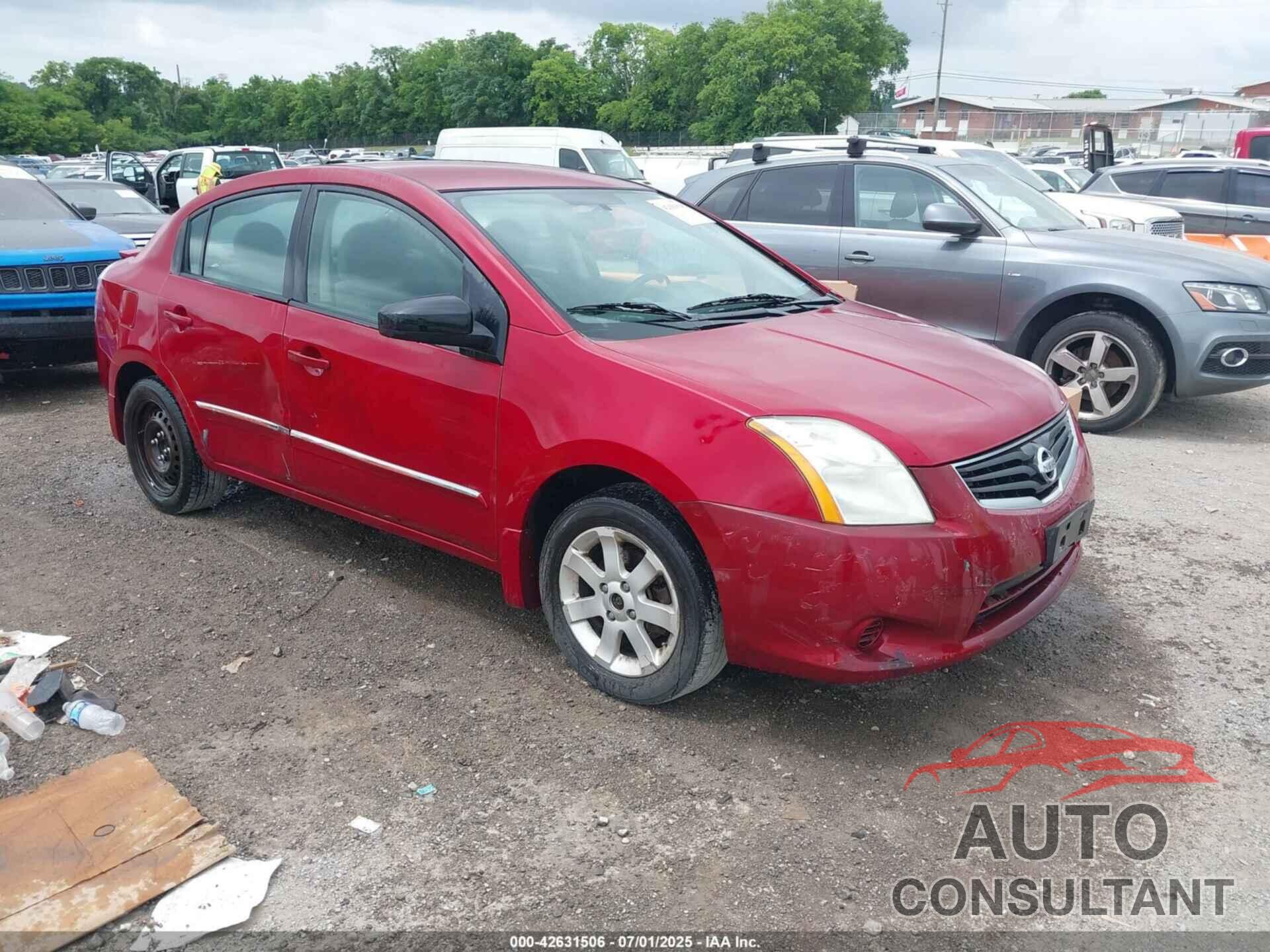 NISSAN SENTRA 2012 - 3N1AB6AP5CL697608