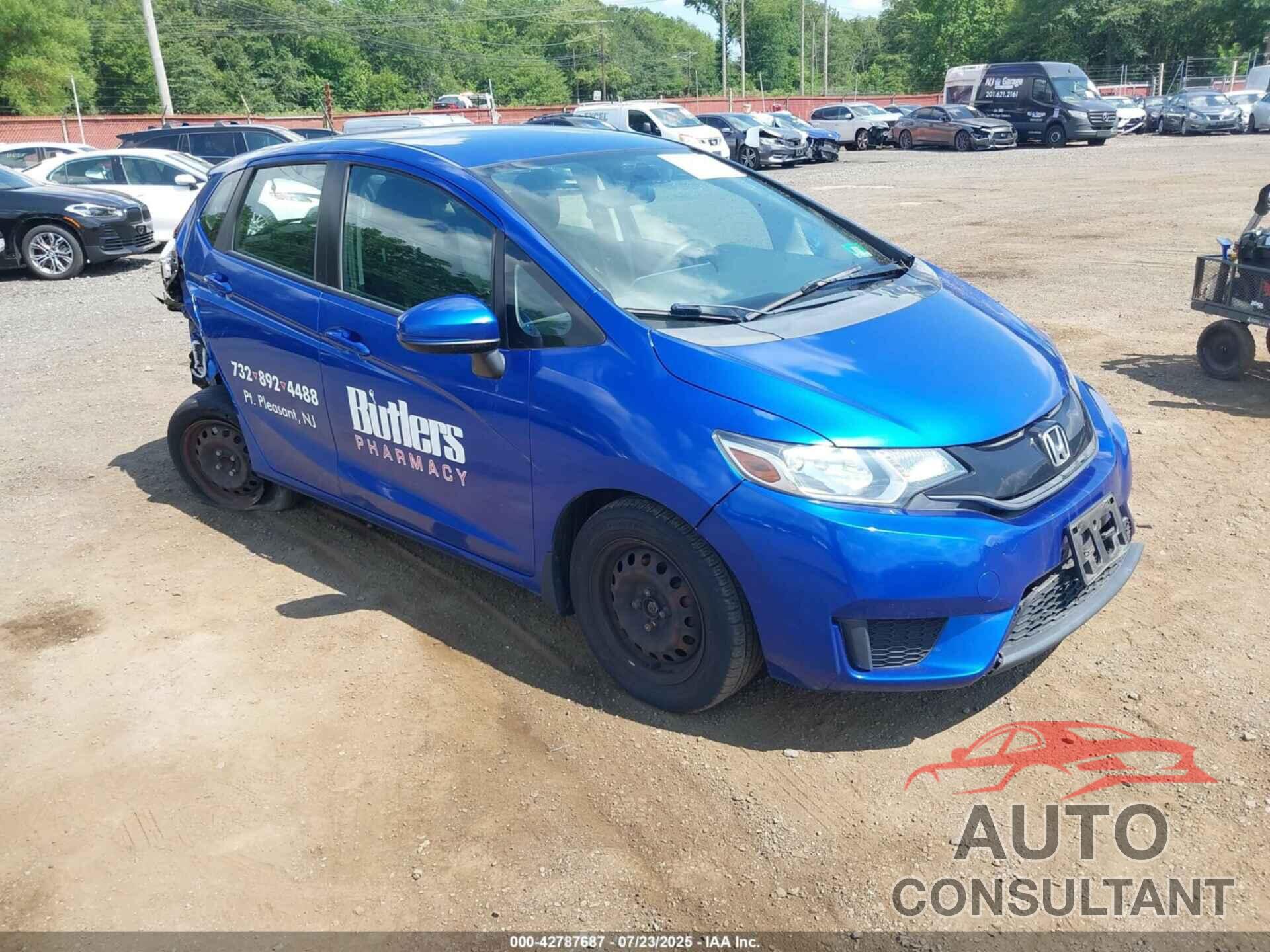 HONDA FIT 2016 - 3HGGK5H54GM704815