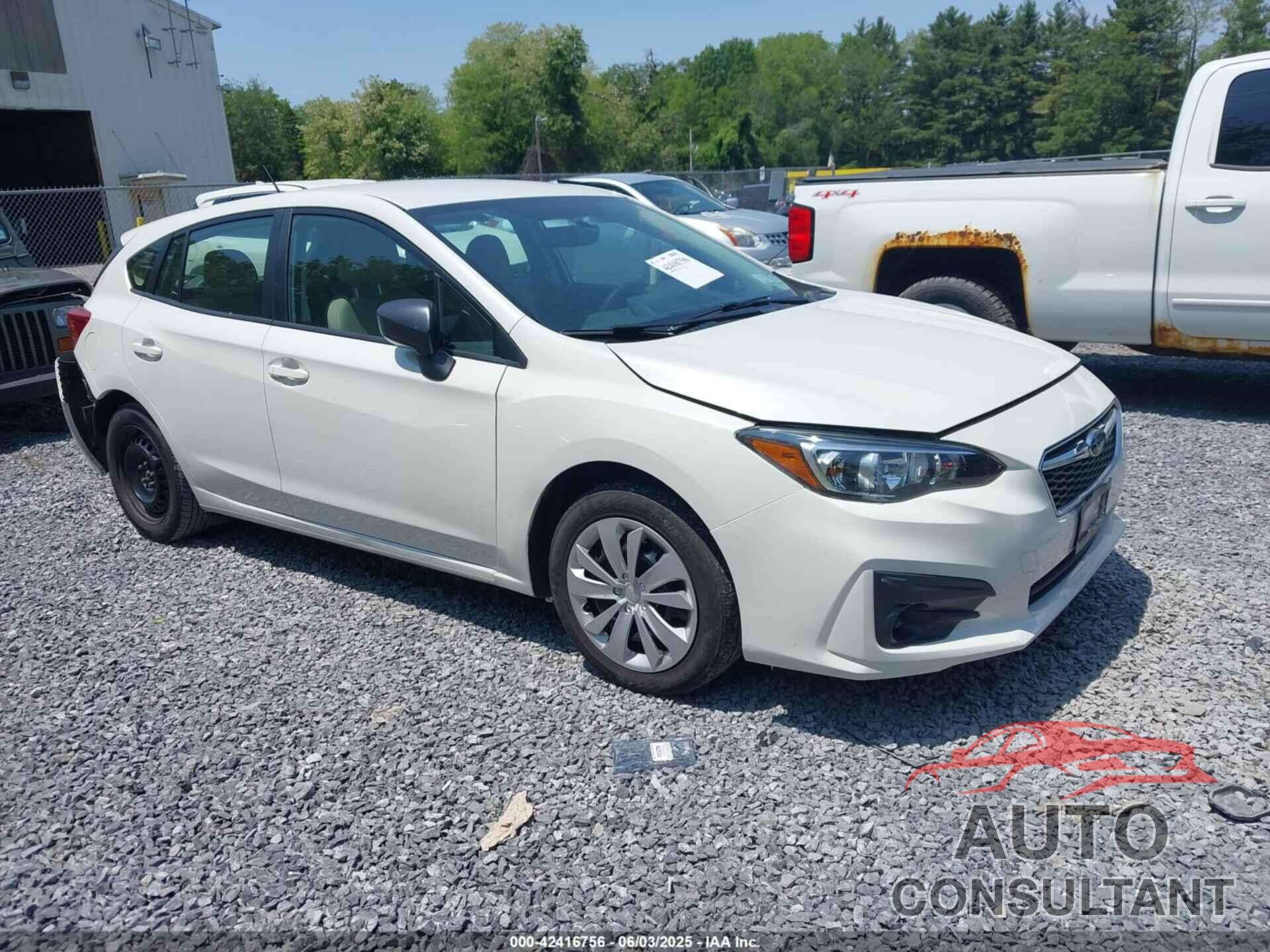 SUBARU IMPREZA 2019 - 4S3GTAA6XK3760730