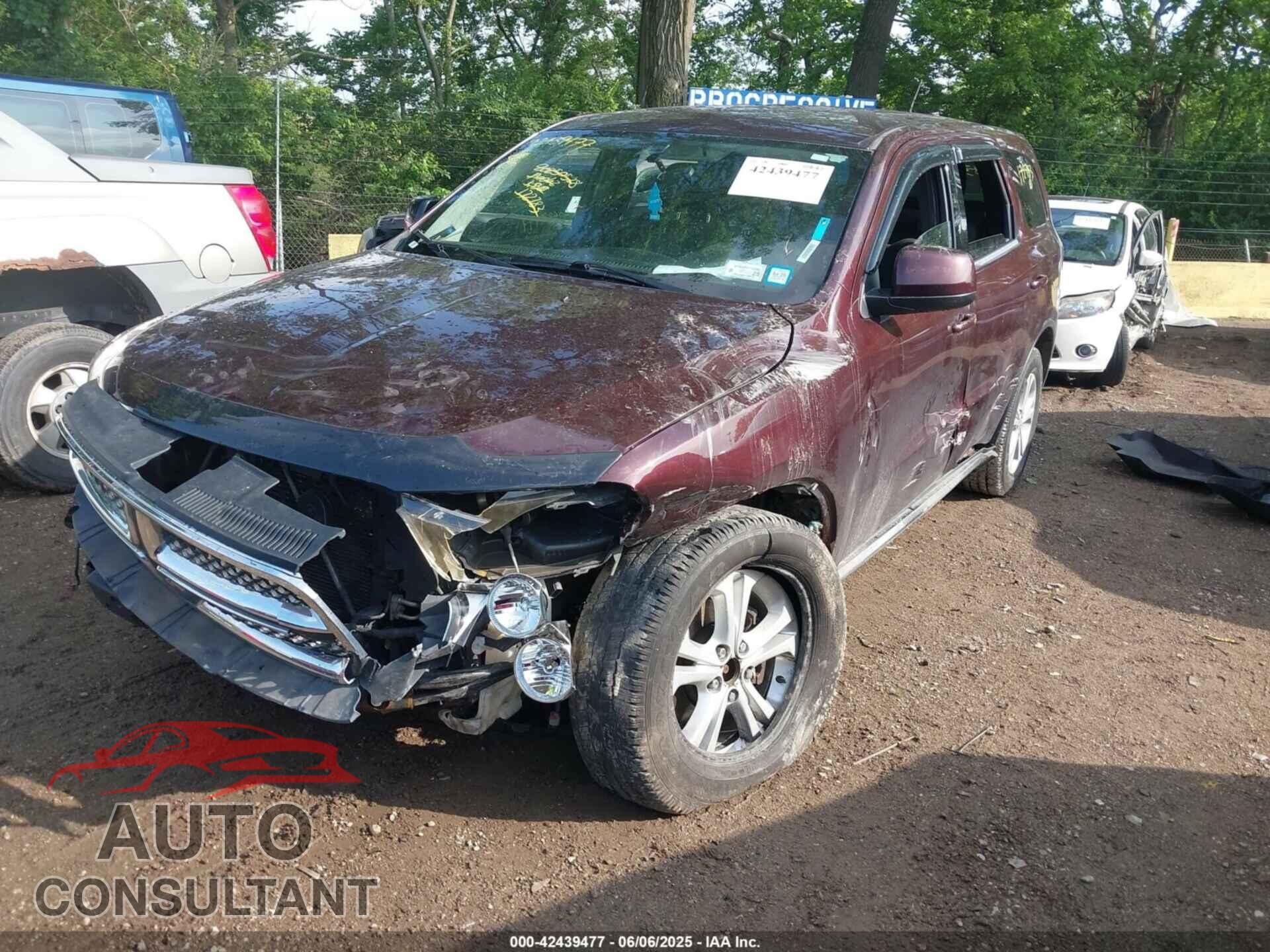 DODGE DURANGO 2012 - 1C4RDJAG5CC172783