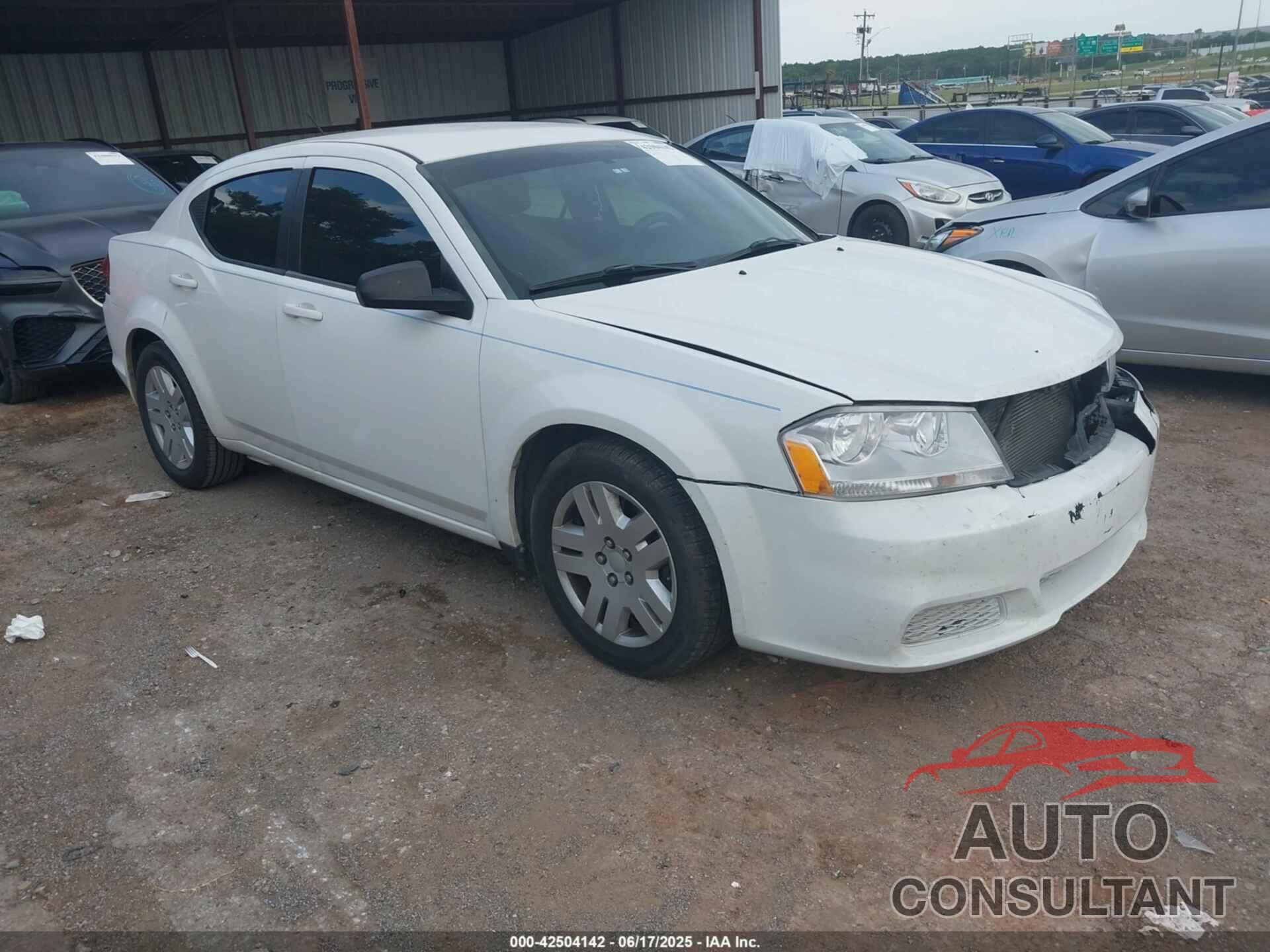 DODGE AVENGER 2013 - 1C3CDZAG2DN749994