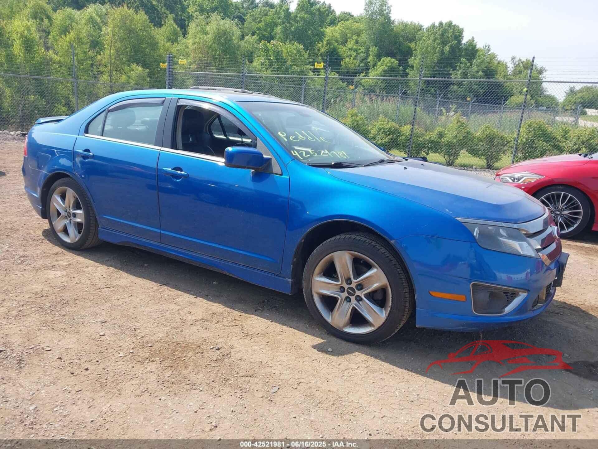 FORD FUSION 2011 - 3FAHP0KC3BR301800