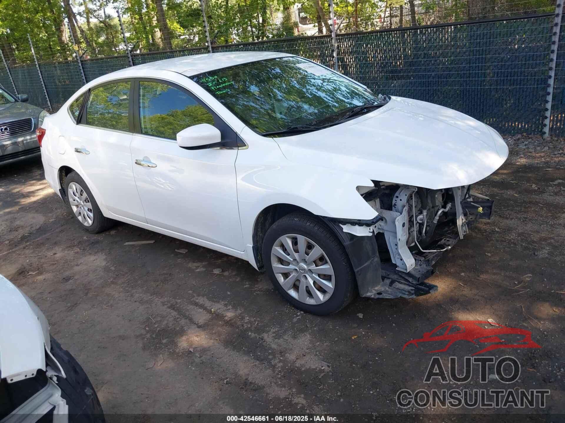 NISSAN SENTRA 2017 - 3N1AB7AP2HY205701