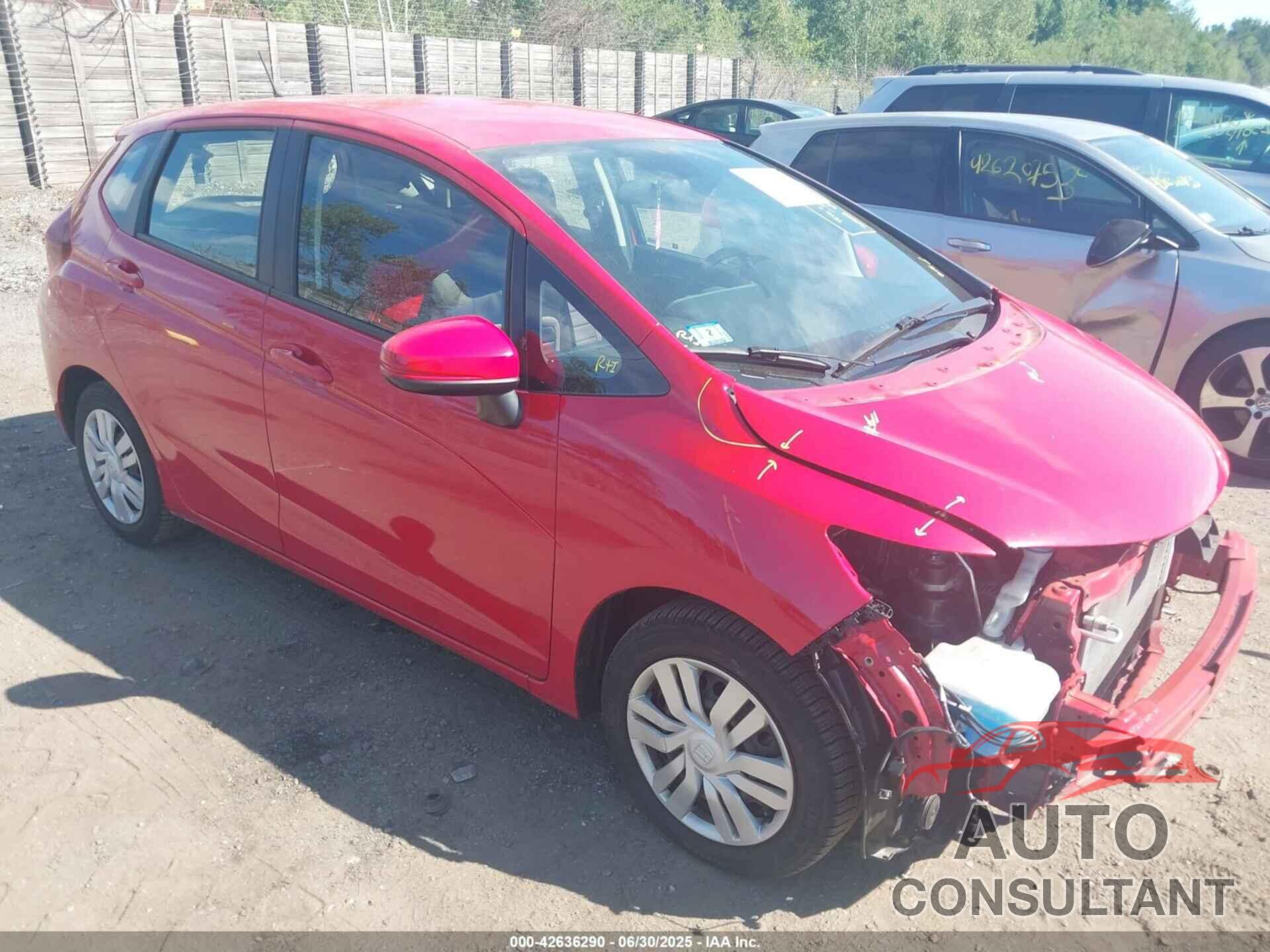 HONDA FIT 2016 - JHMGK5H58GS008723
