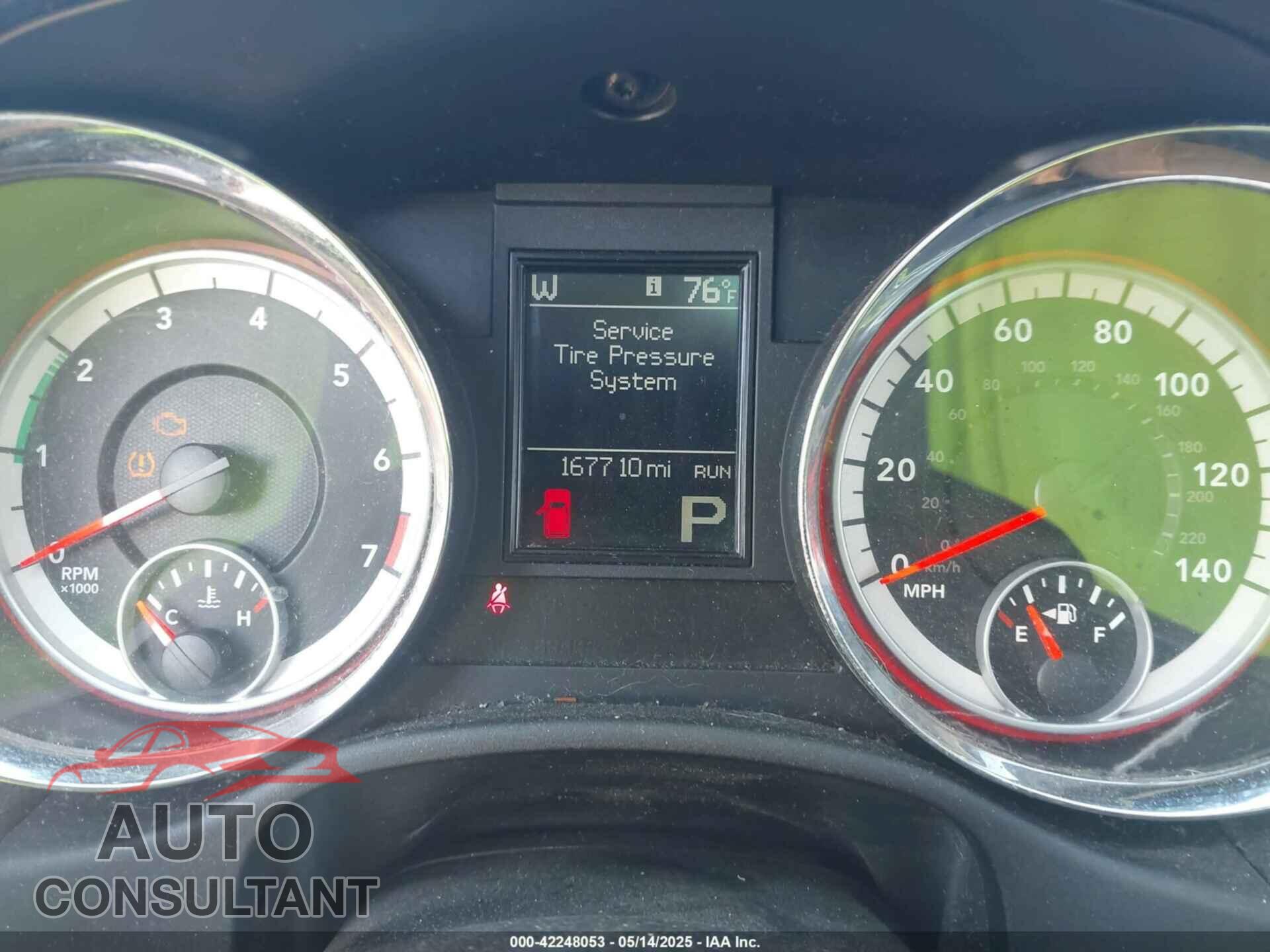 DODGE DURANGO 2012 - 1C4RDHEG9CC152572