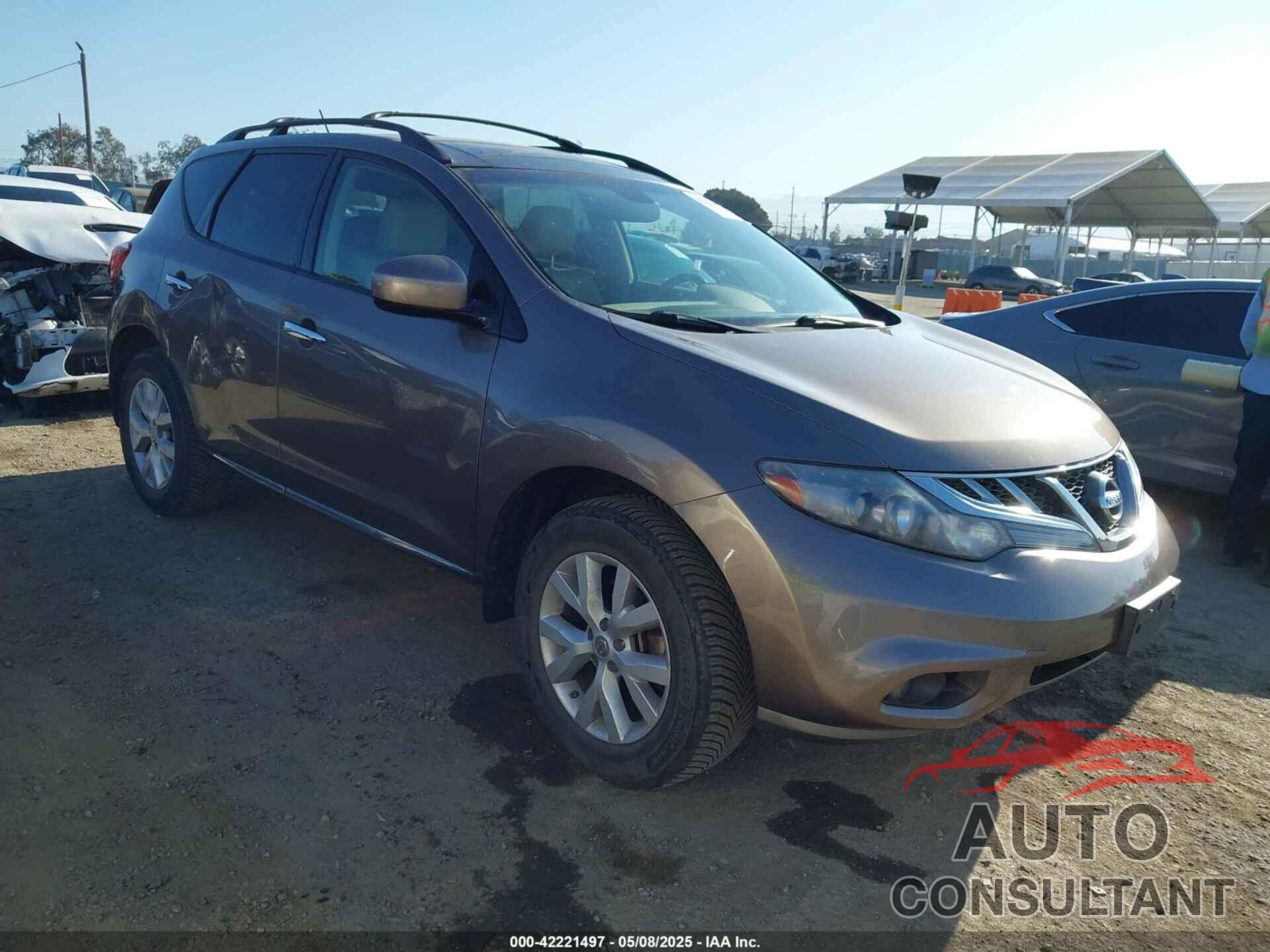 NISSAN MURANO 2012 - JN8AZ1MU9CW105347