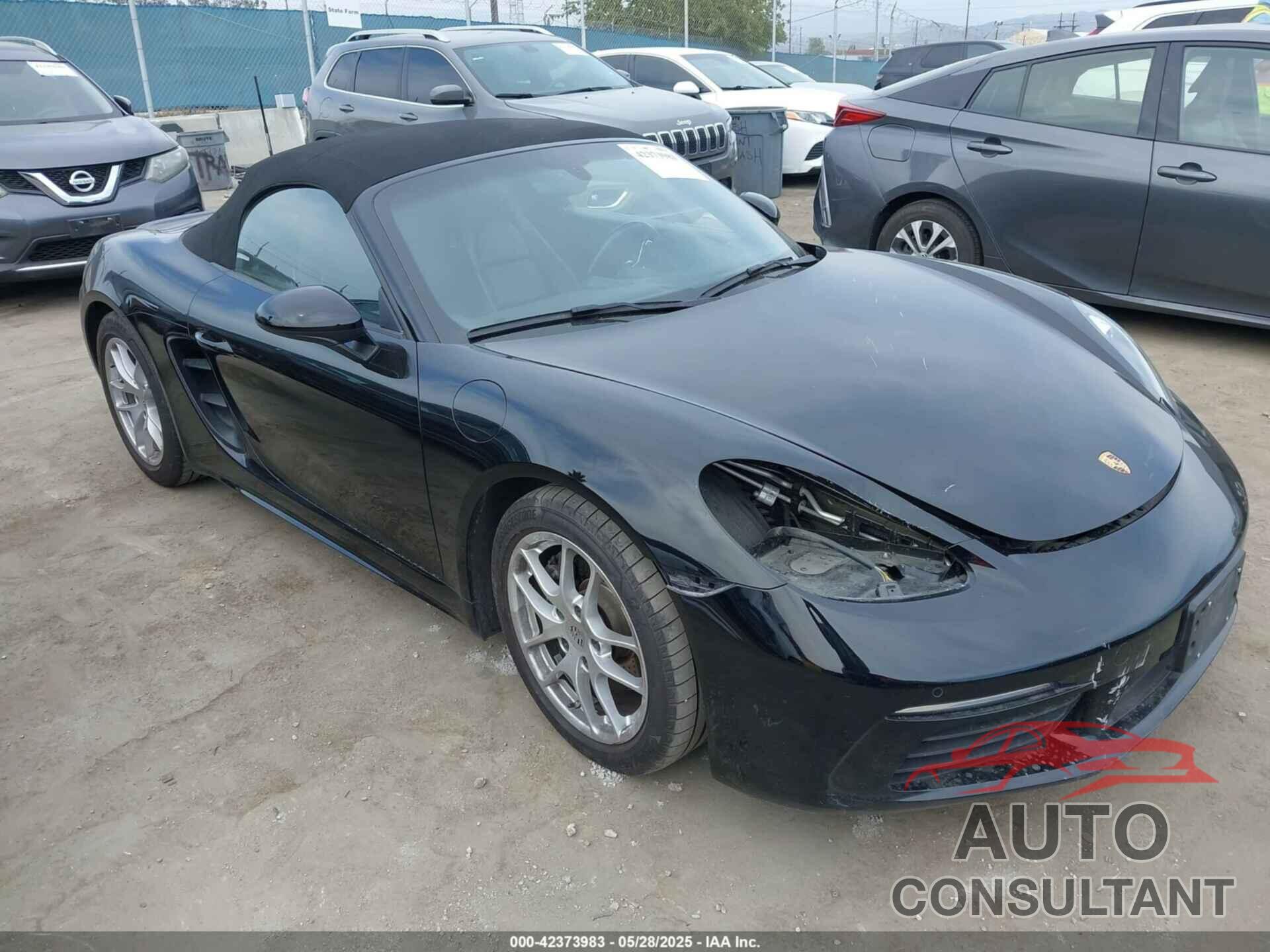 PORSCHE 718 BOXSTER 2017 - WP0CA2A81HS221469