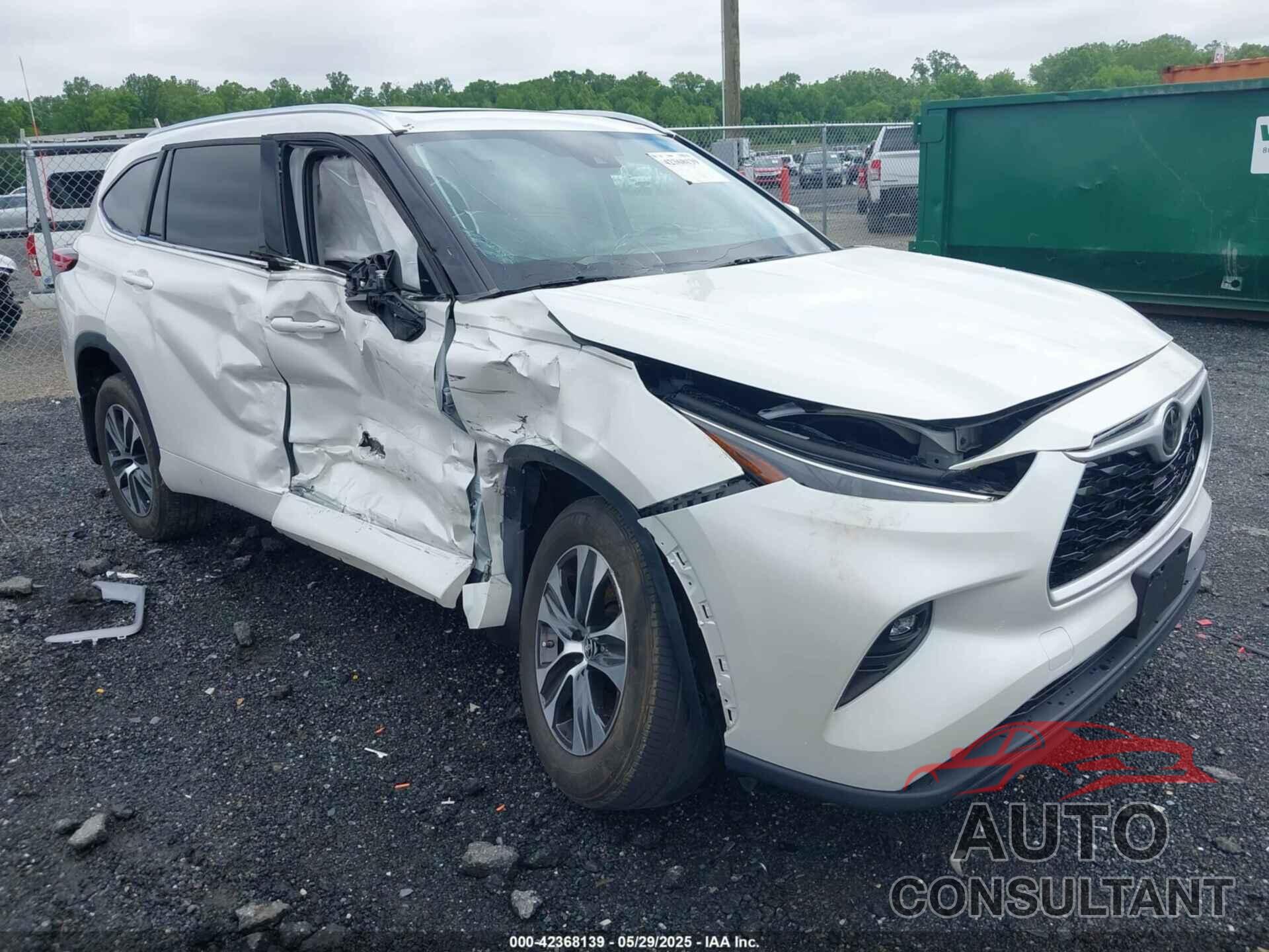 TOYOTA HIGHLANDER 2021 - 5TDGZRBH8MS551095