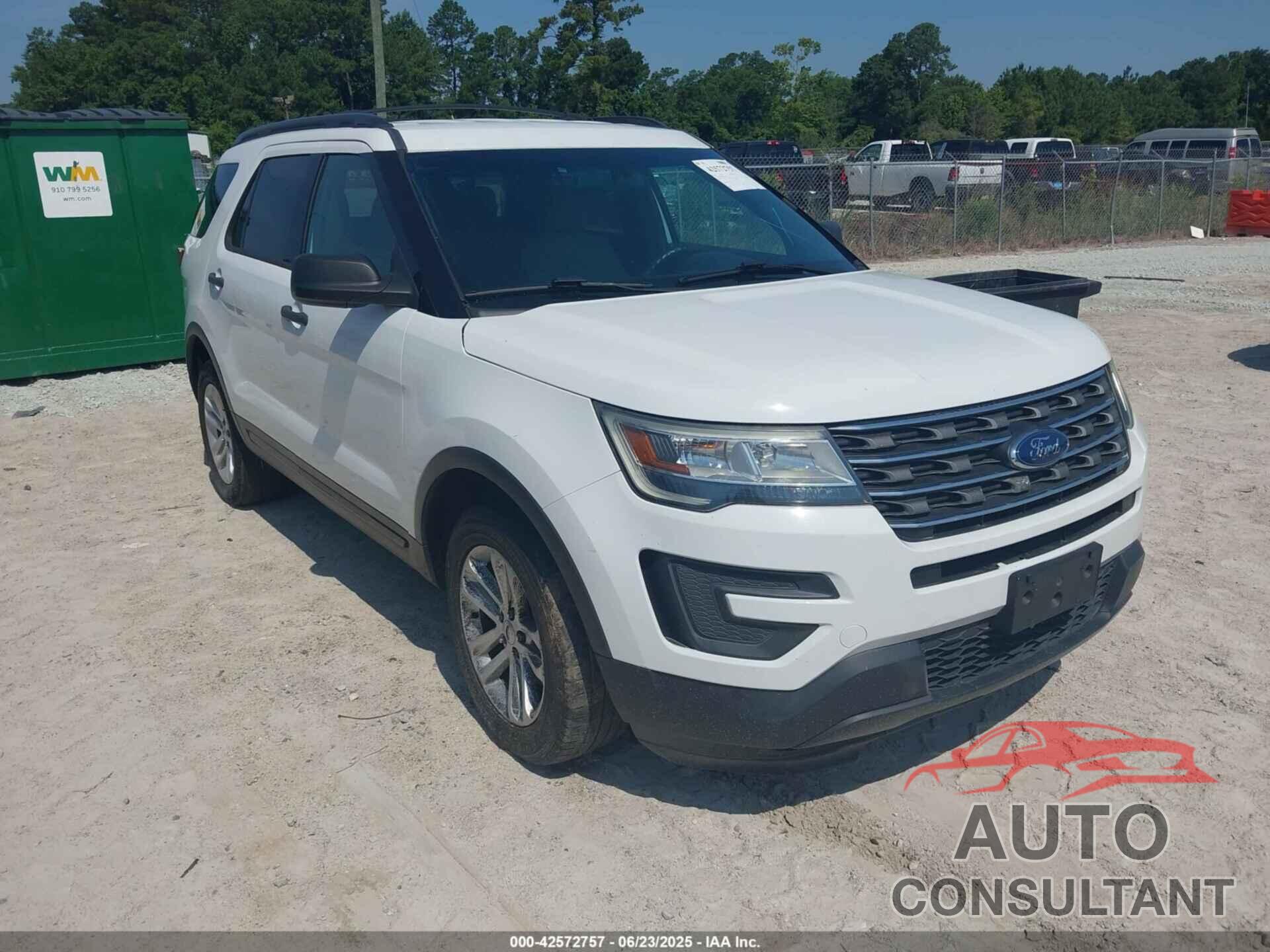 FORD EXPLORER 2017 - 1FM5K8B86HGA08488