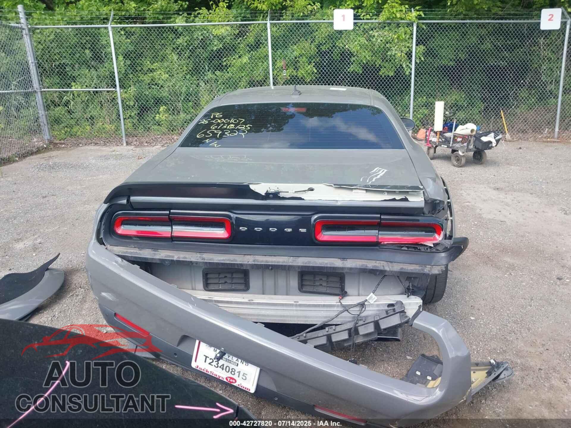 DODGE CHALLENGER 2019 - 2C3CDZFJ4KH659322