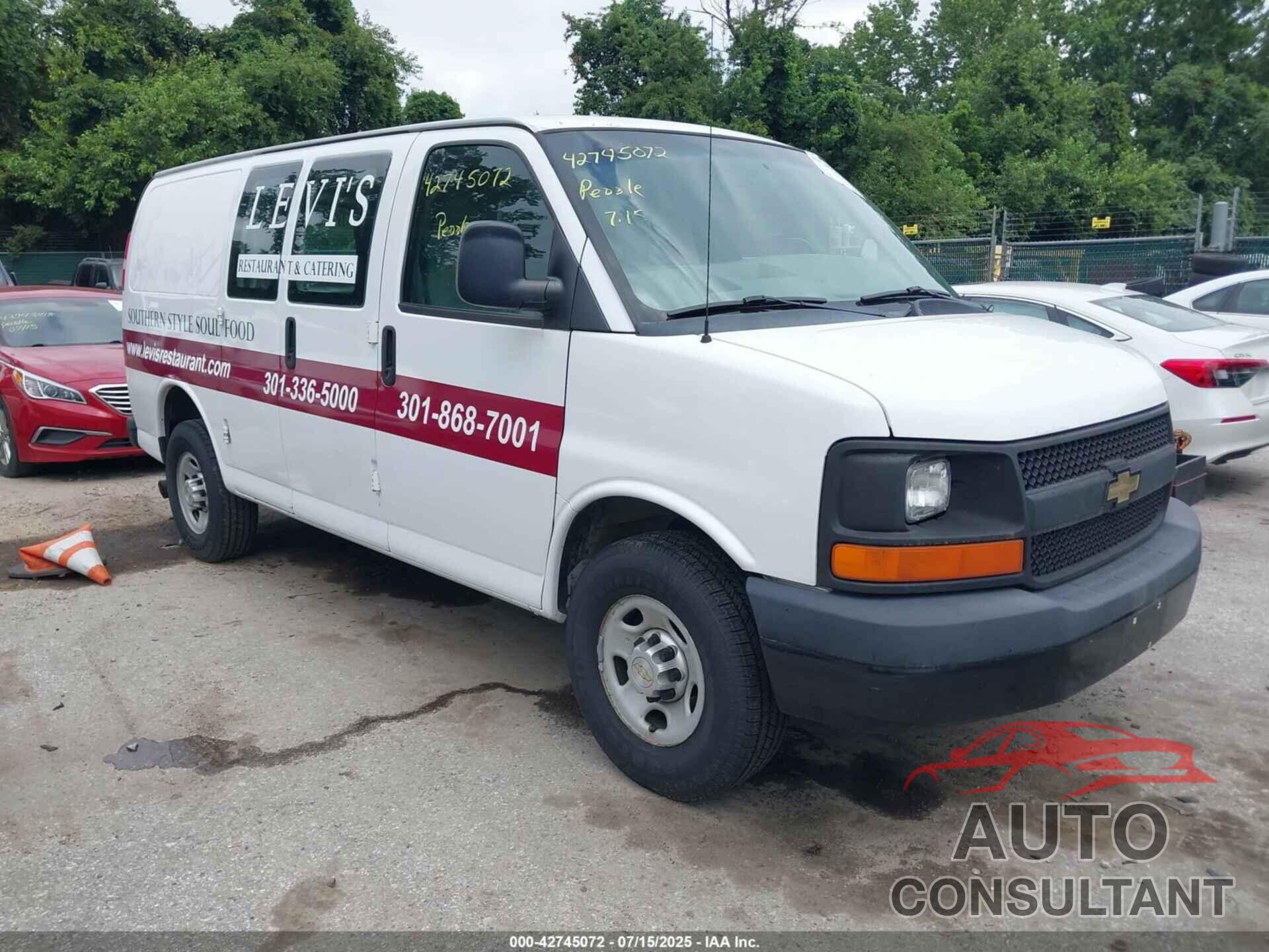 CHEVROLET EXPRESS 3500 2013 - 1GCZGTCG3D1167949