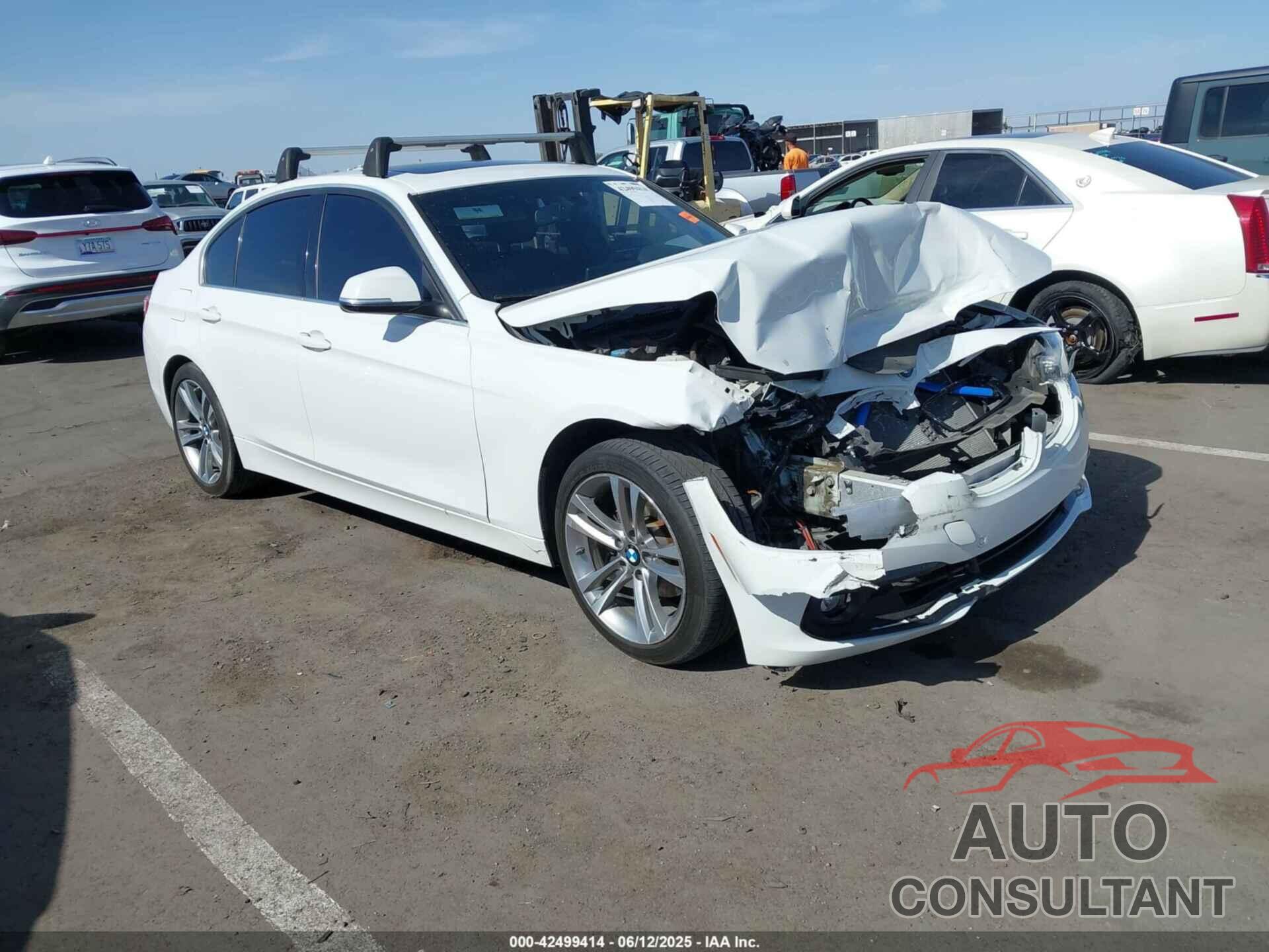 BMW 330I 2017 - WBA8B9G57HNU09370