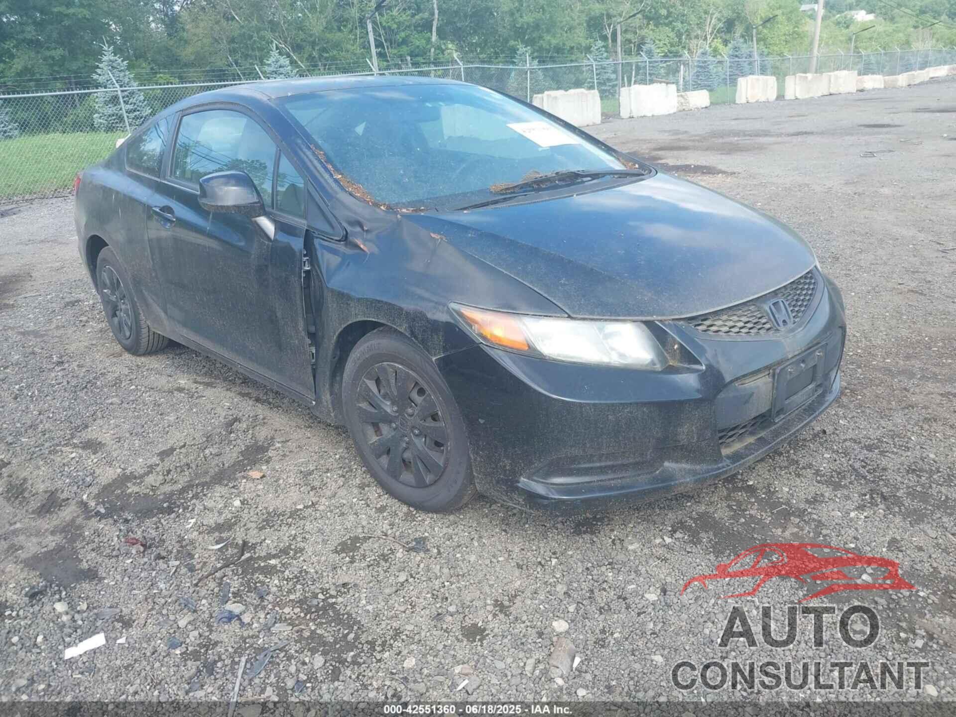 HONDA CIVIC 2012 - 2HGFG3B57CH541614