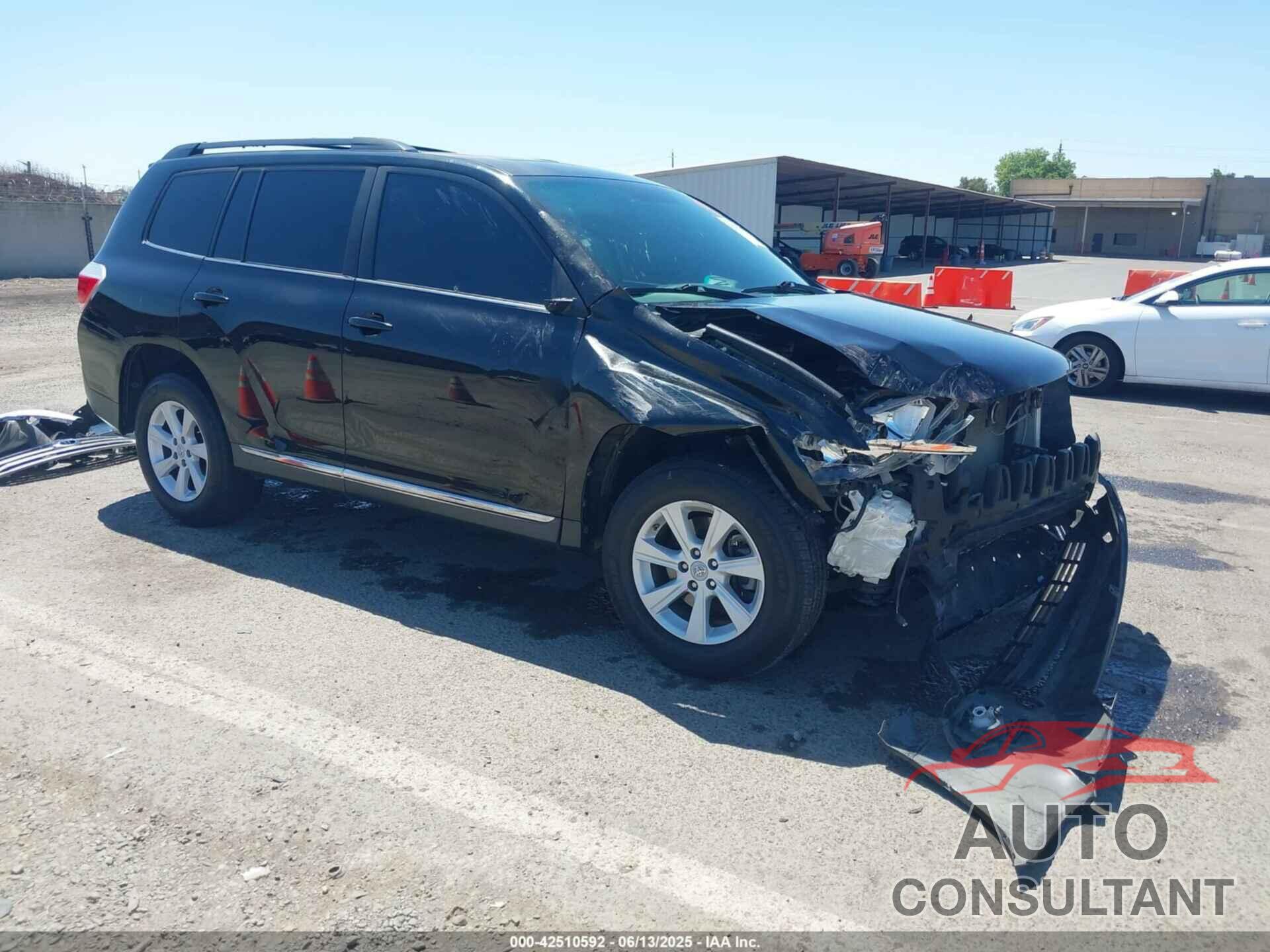 TOYOTA HIGHLANDER 2012 - 5TDBK3EH2CS150194