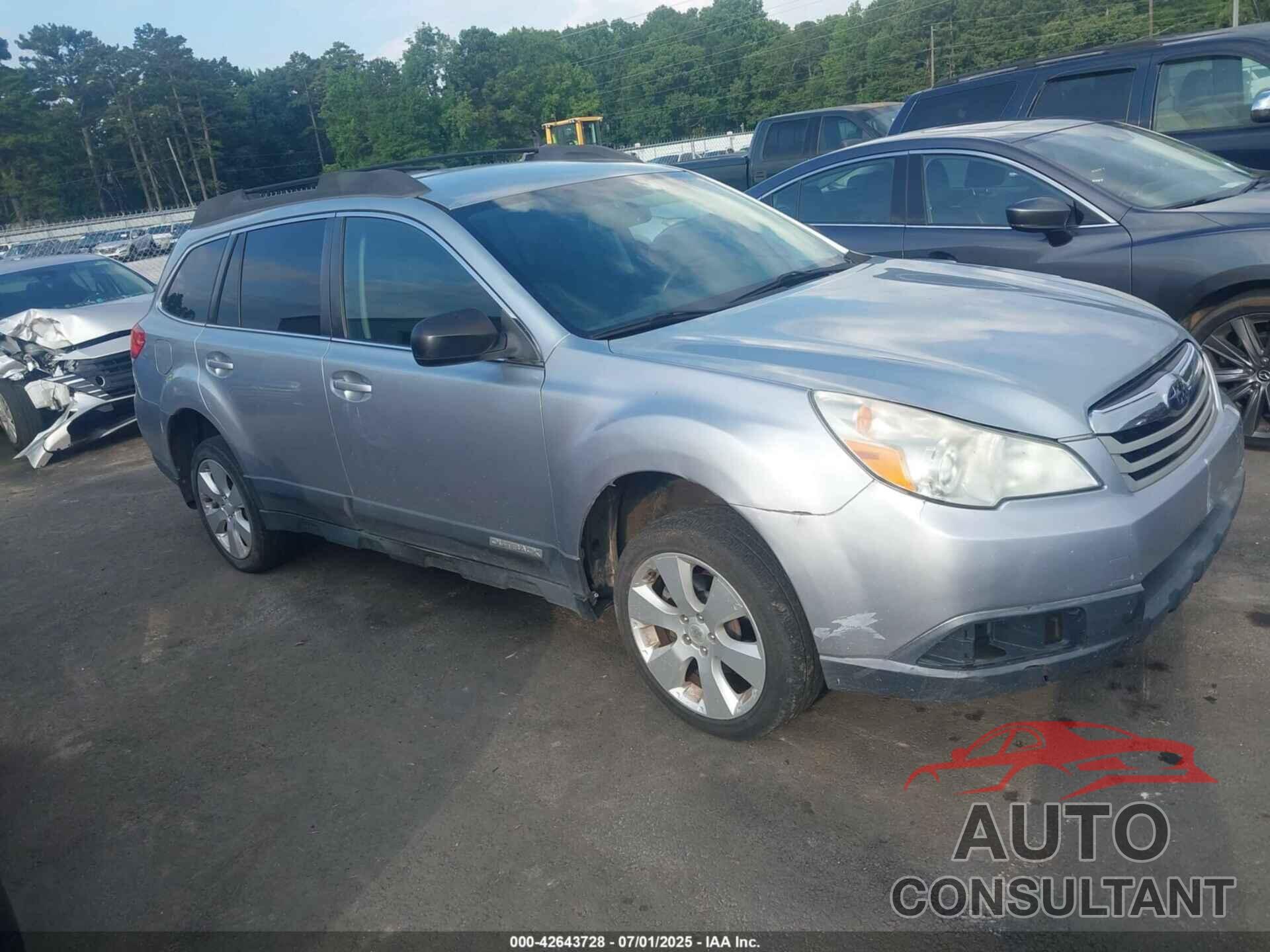 SUBARU OUTBACK 2012 - 4S4BRCACXC3205459