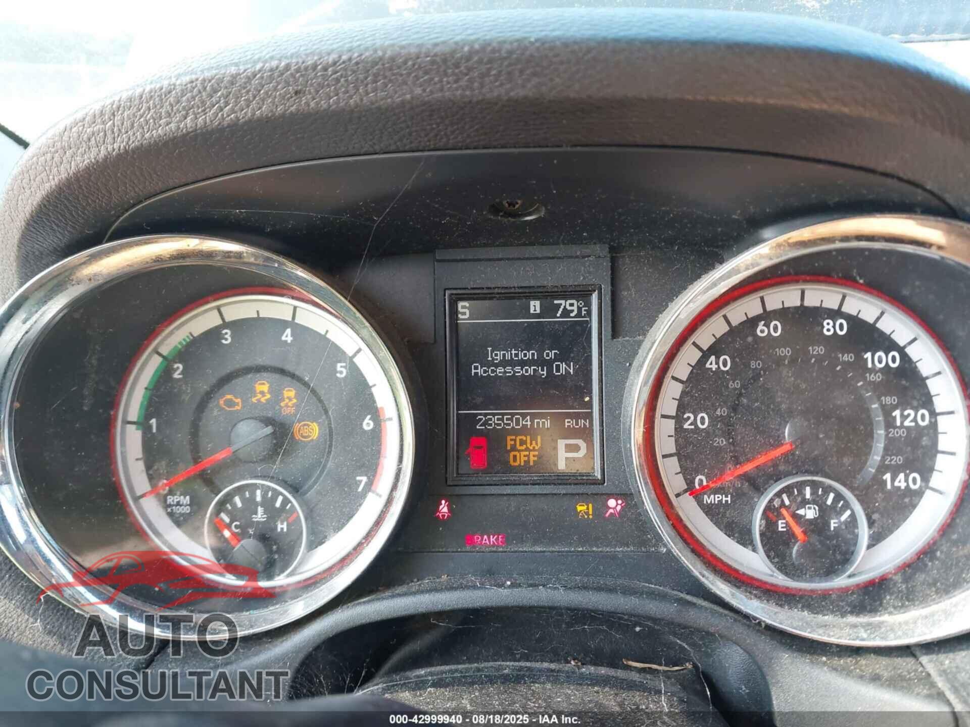 DODGE DURANGO 2012 - 1C4SDHET2CC182768