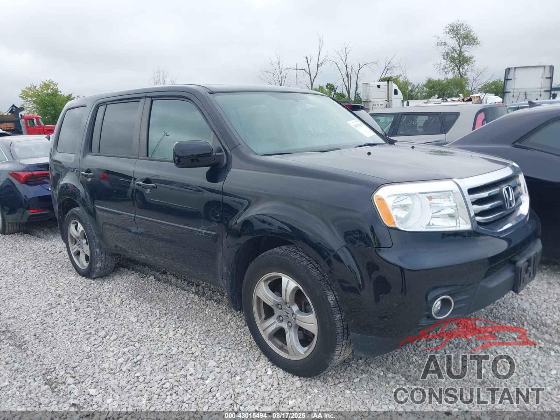 HONDA PILOT 2013 - 5FNYF4H5XDB062571