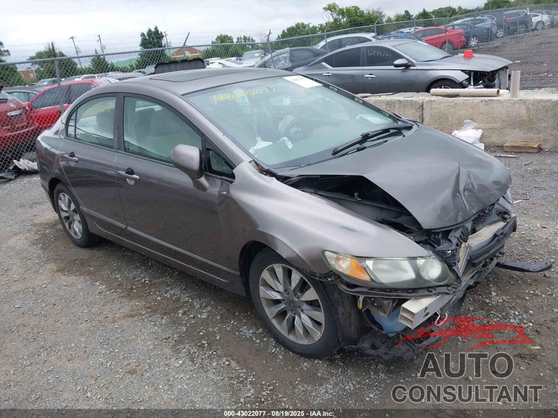 HONDA CIVIC 2009 - 1HGFA168X9L009859