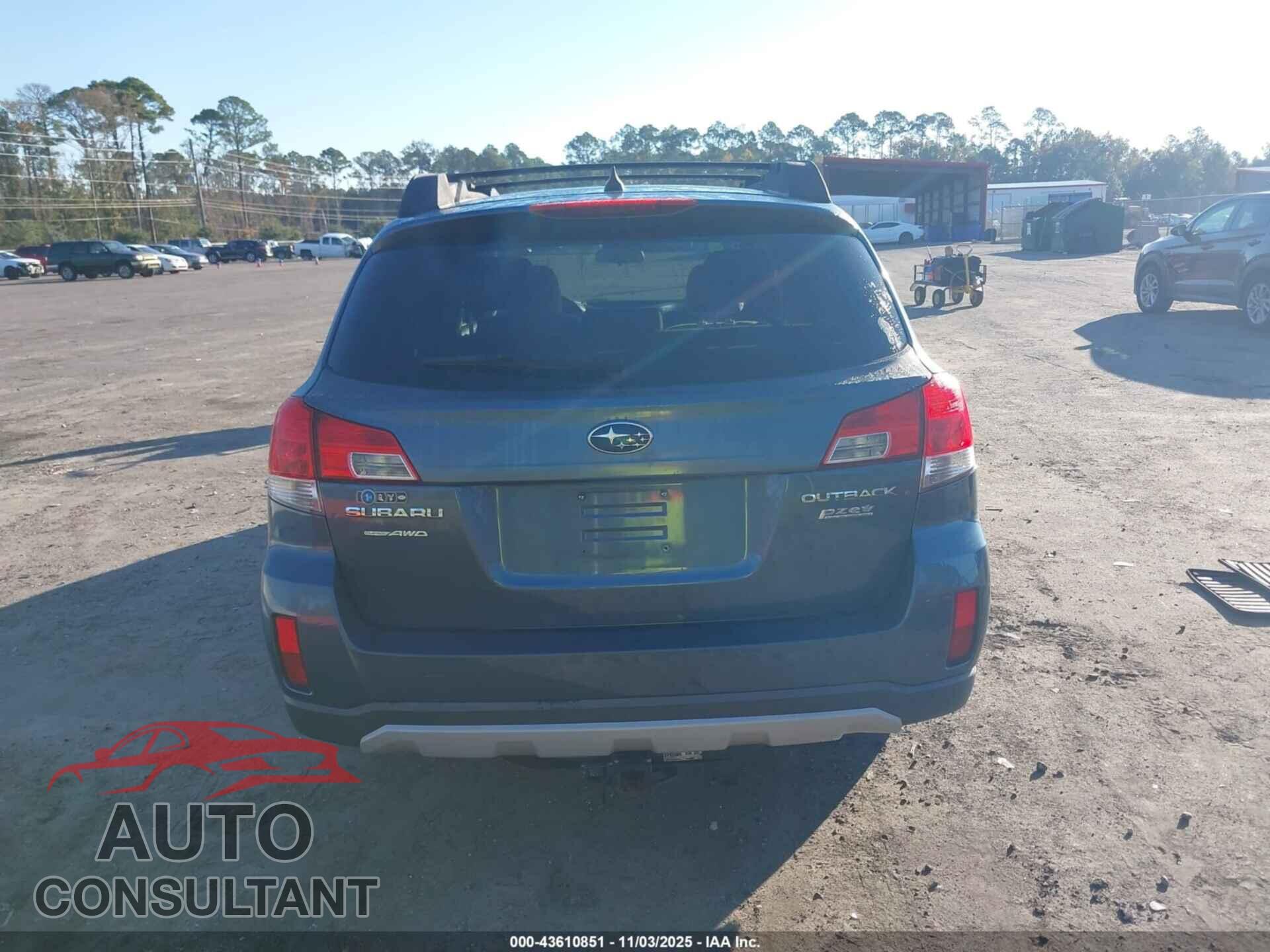 SUBARU OUTBACK 2014 - 4S4BRBCC4E3220632