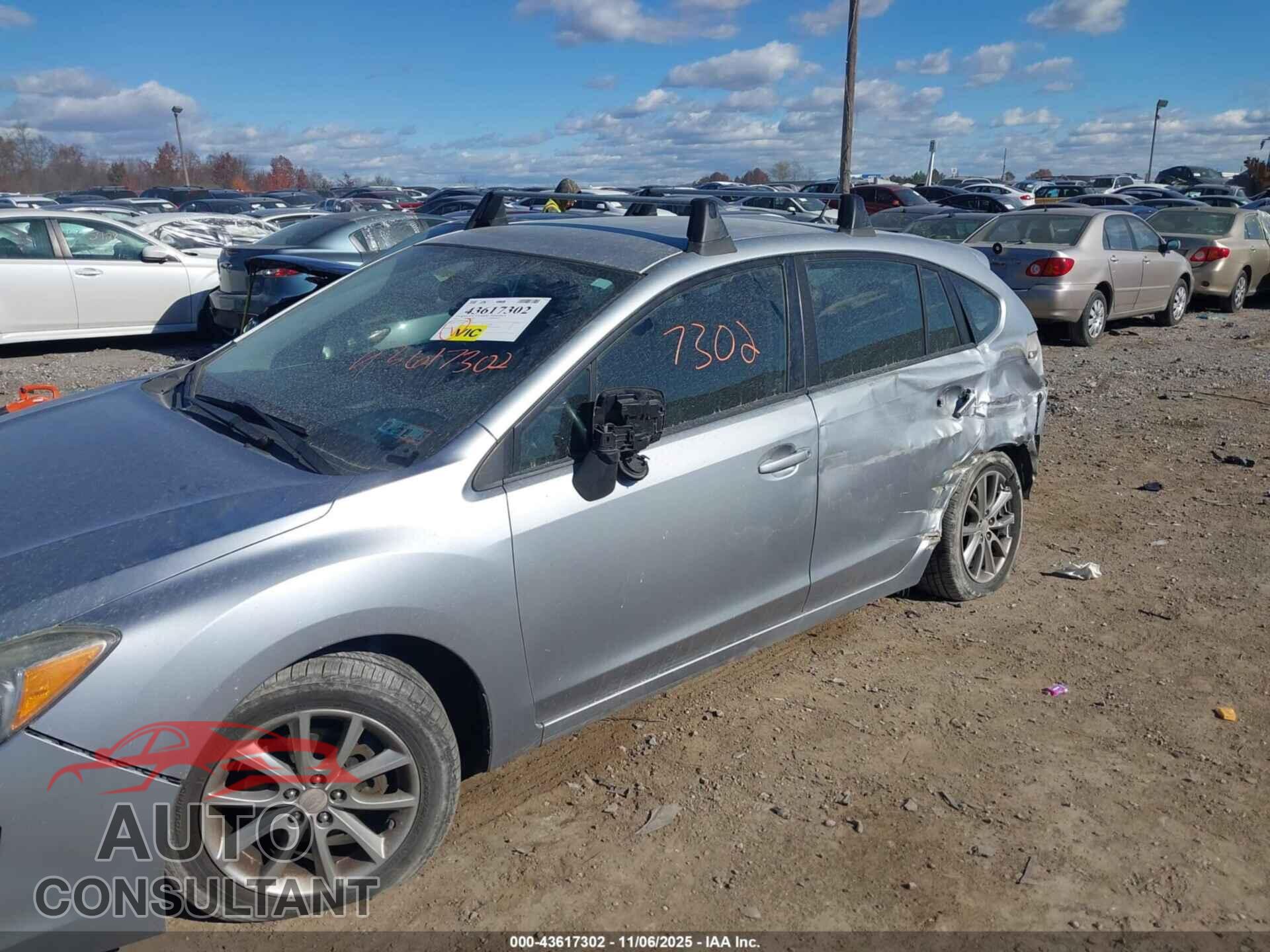 SUBARU IMPREZA 2012 - JF1GPAC66CH210405