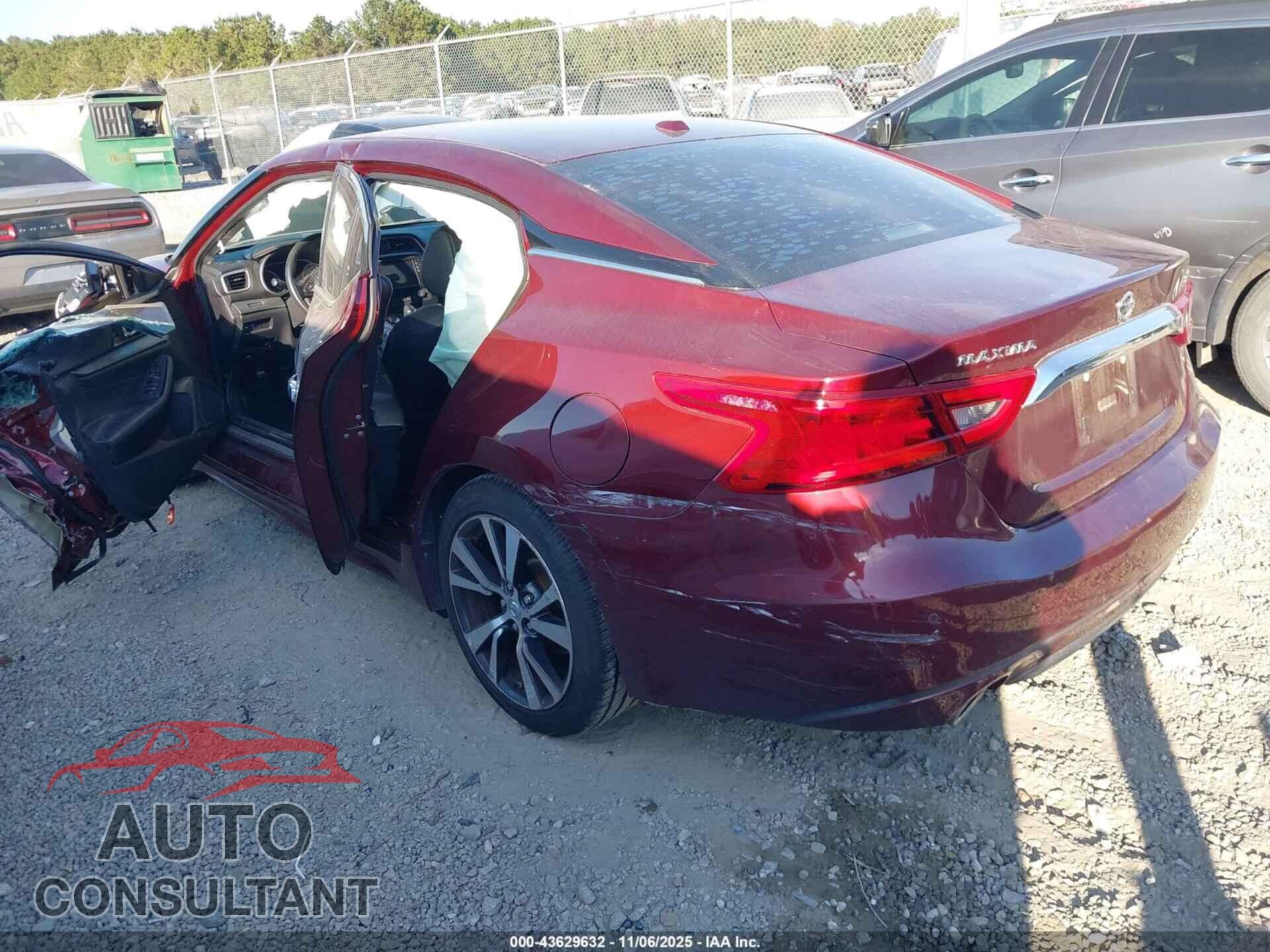 NISSAN MAXIMA 2017 - 1N4AA6AP1HC400357