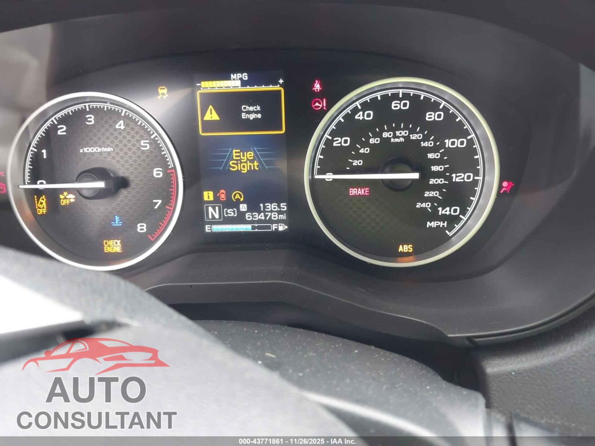 SUBARU FORESTER 2019 - JF2SKAEC9KH571925