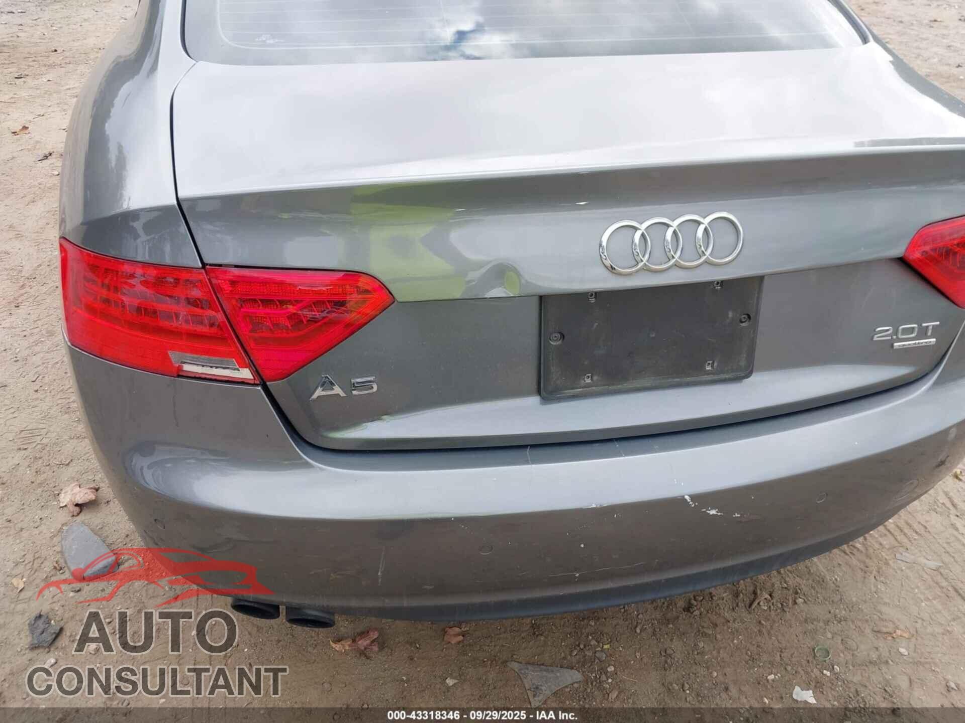 AUDI A5 2013 - WAULFAFR5DA036657