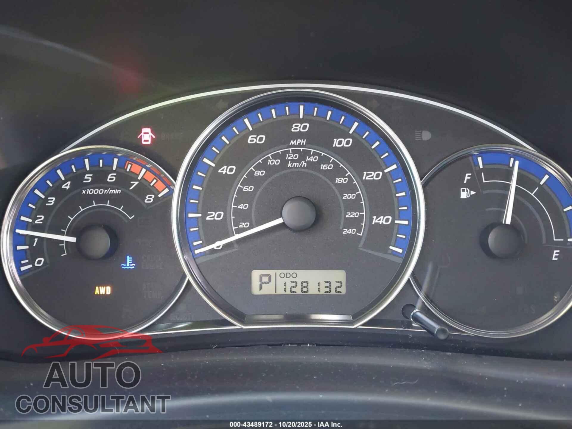 SUBARU FORESTER 2012 - JF2SHAEC3CH450047