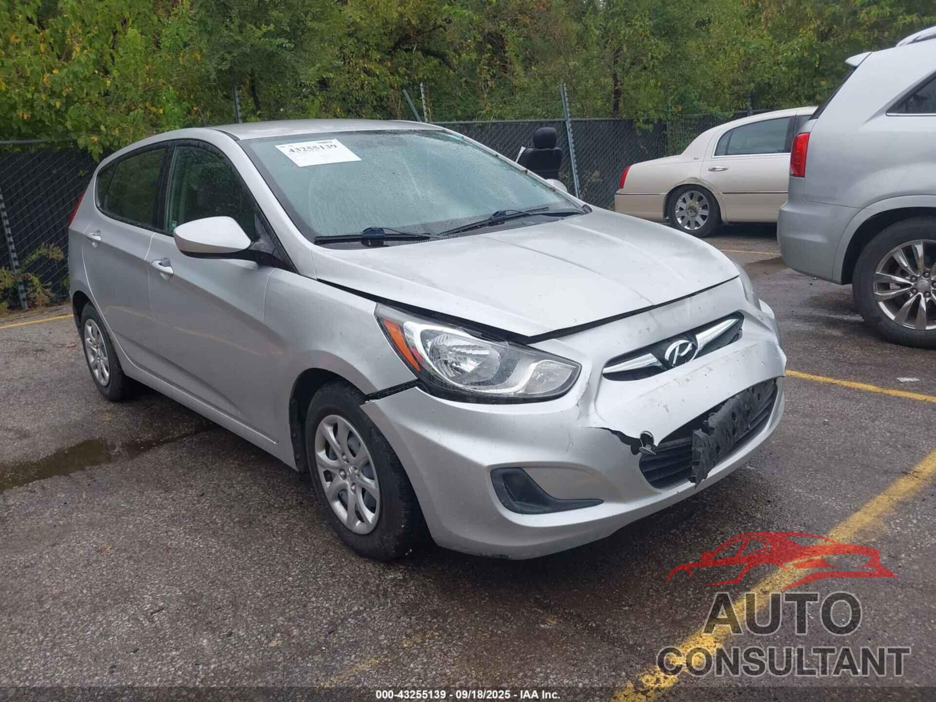 HYUNDAI ACCENT 2013 - KMHCT5AEXDU072118