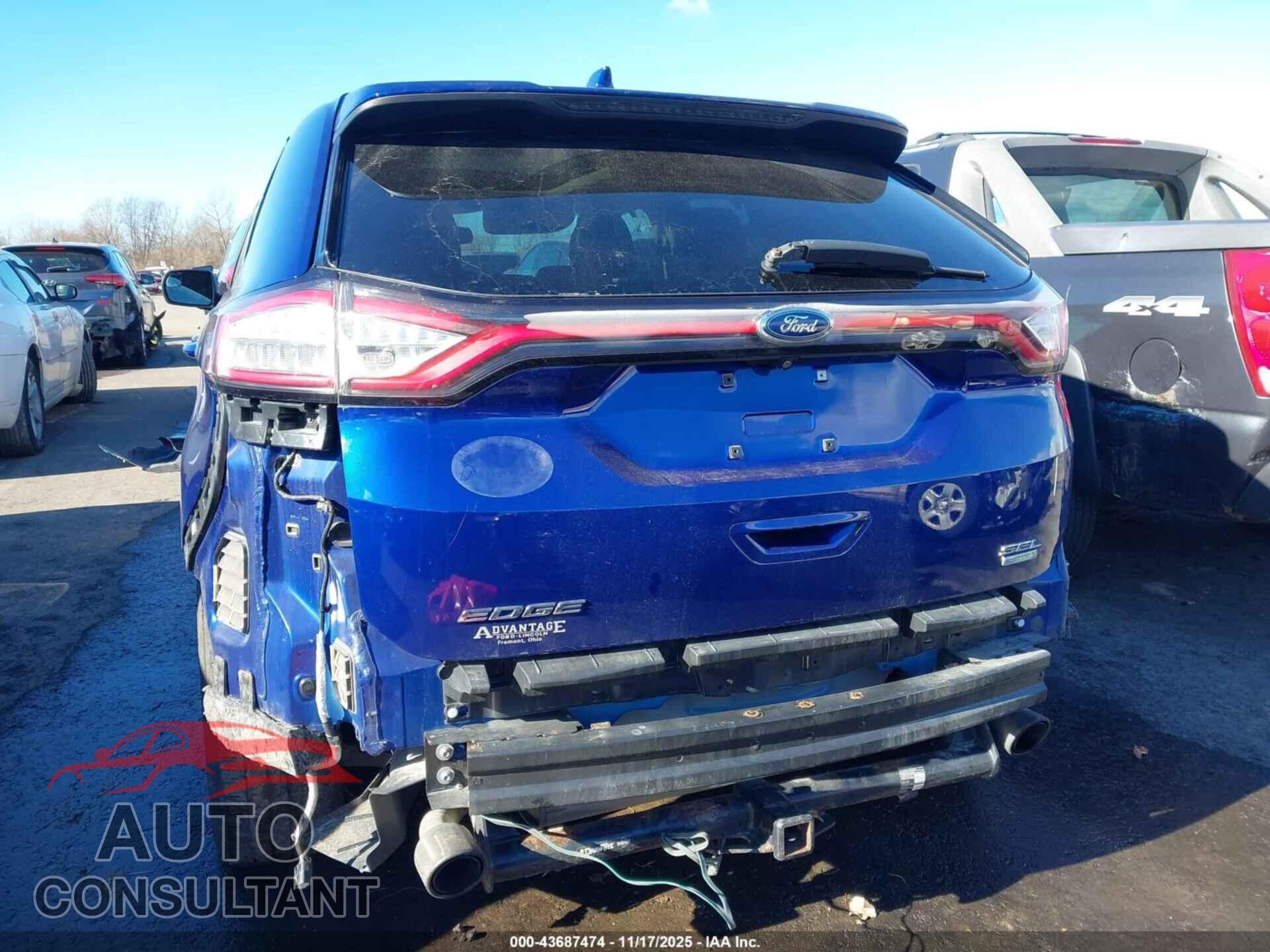 FORD EDGE 2015 - 2FMTK3J91FBB26537