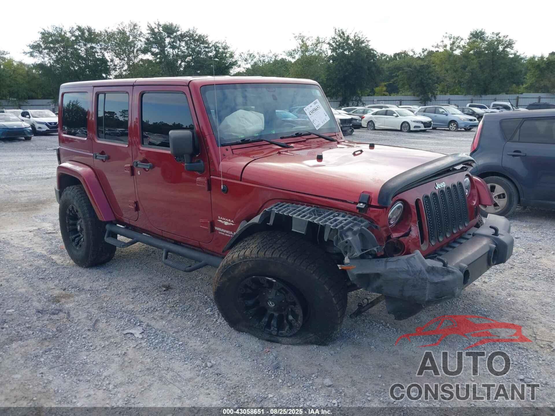 JEEP WRANGLER UNLIMITED 2012 - 1C4BJWEG4CL179645