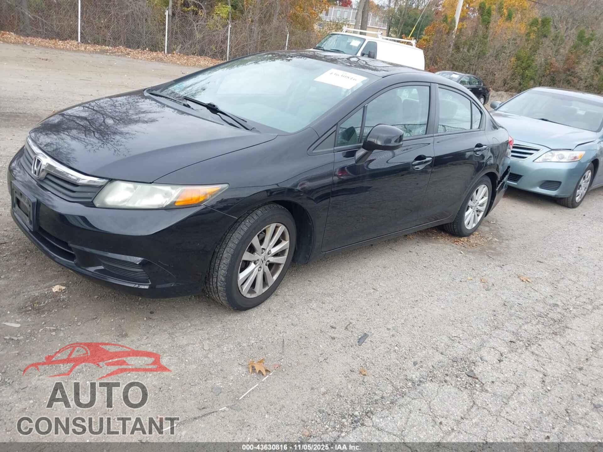 HONDA CIVIC 2012 - 2HGFB2F86CH570695