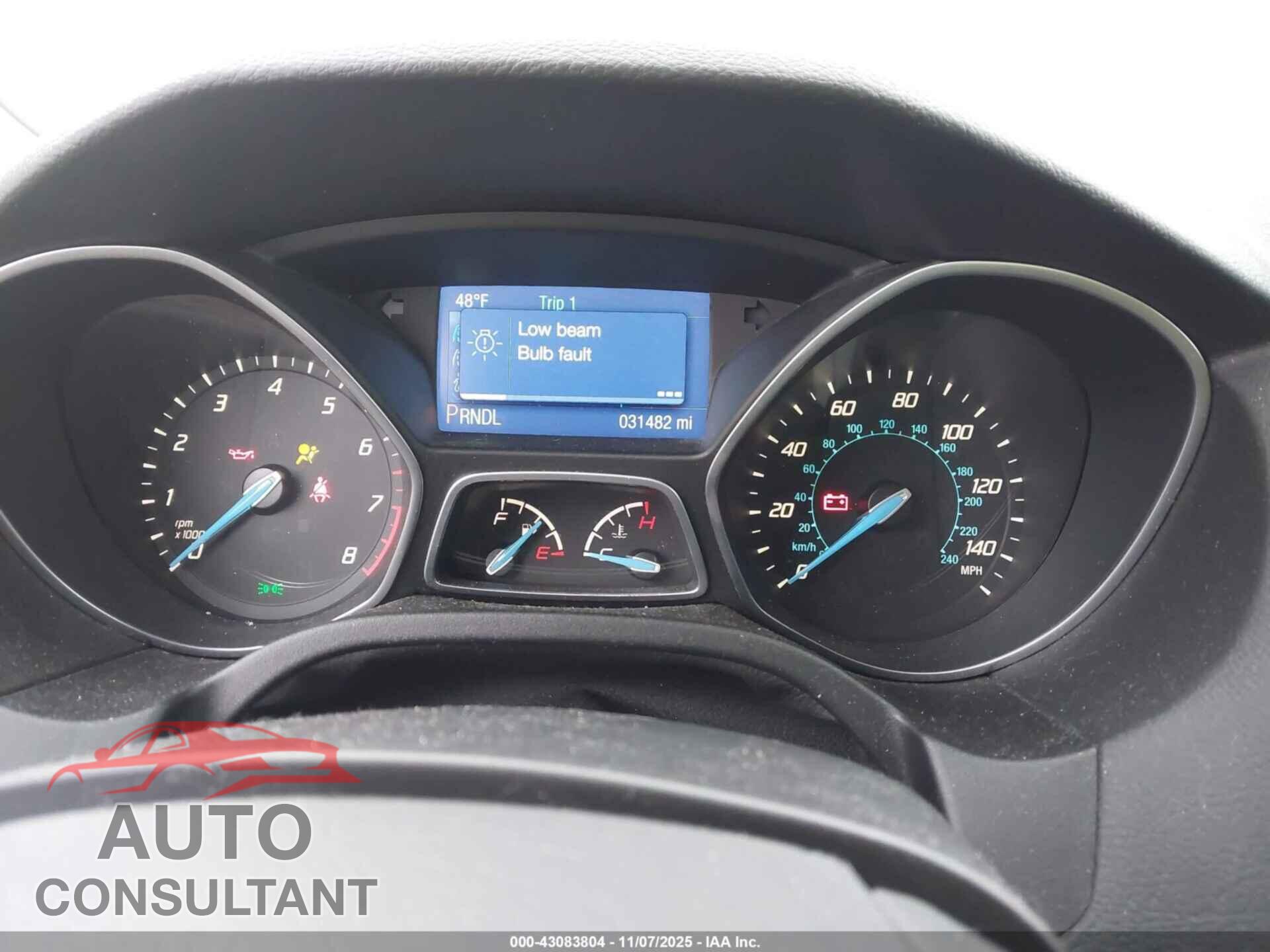 FORD FOCUS 2014 - 1FADP3K2XEL244246