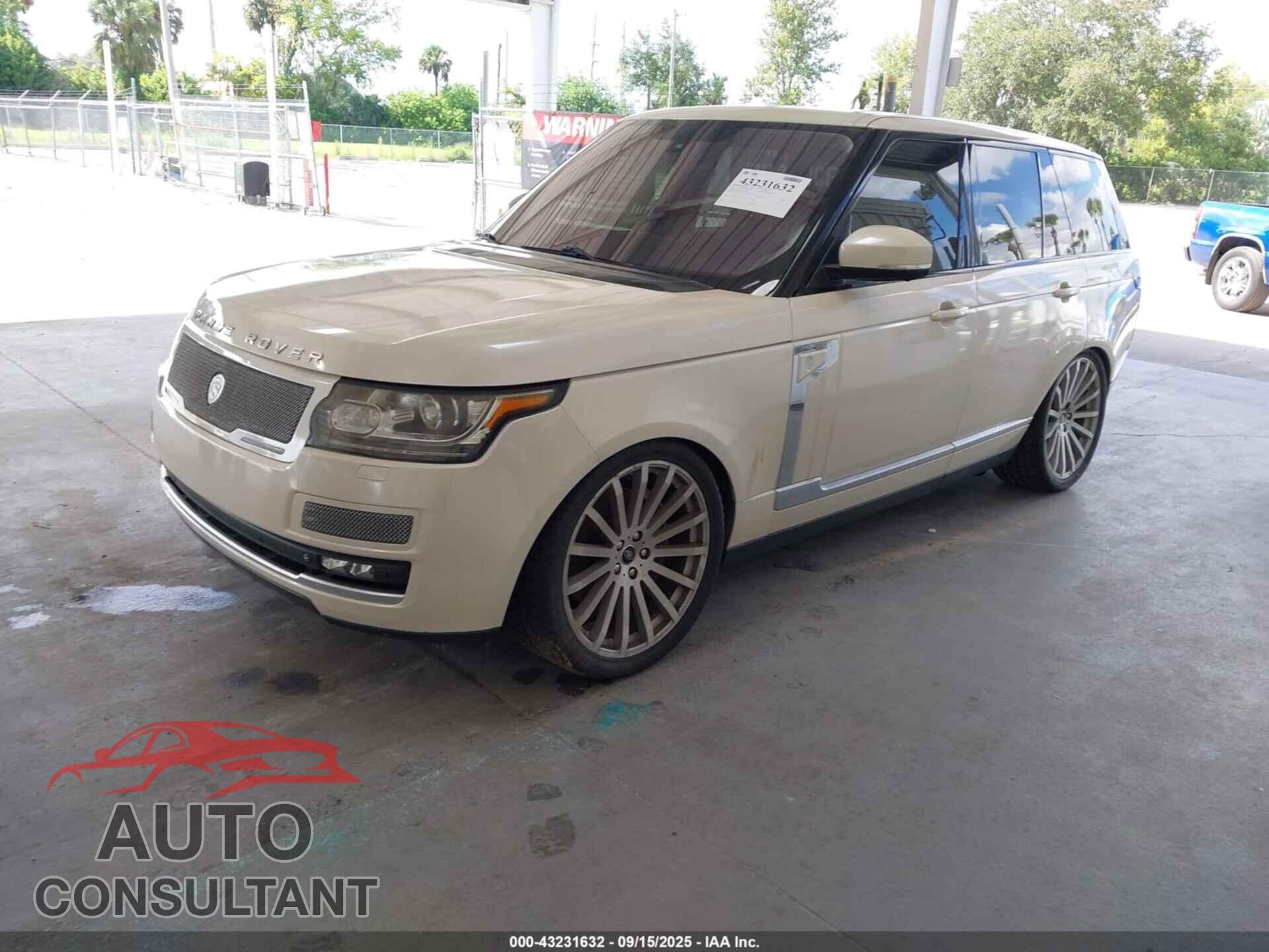 LAND ROVER RANGE ROVER 2013 - SALGS2DF7DA104917