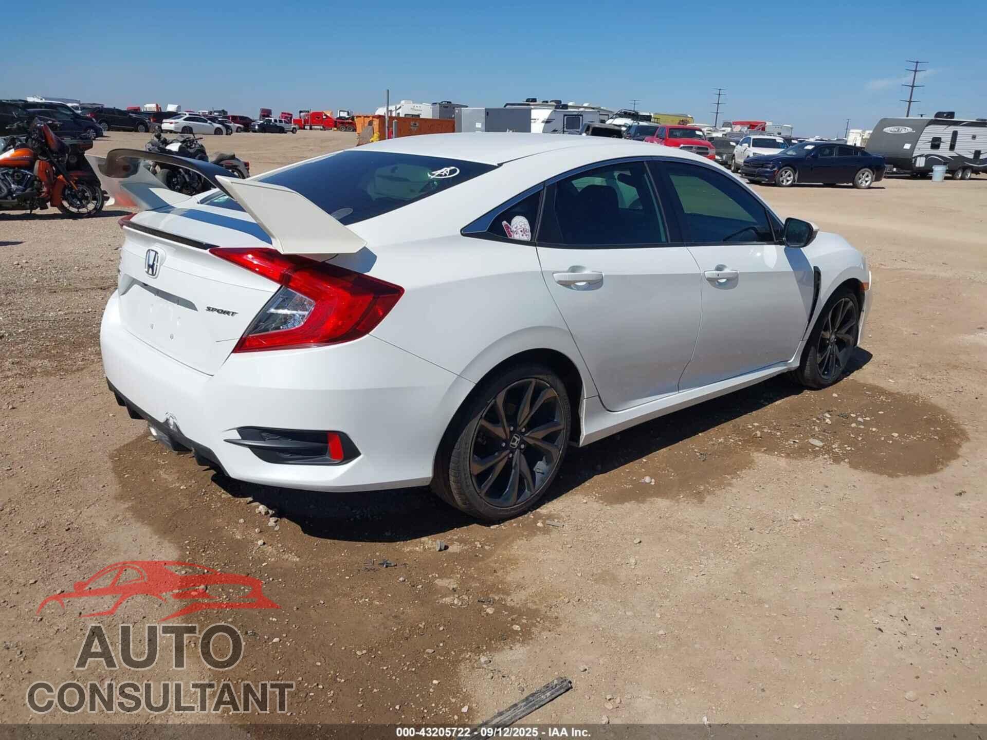 HONDA CIVIC 2019 - 19XFC2F89KE005251