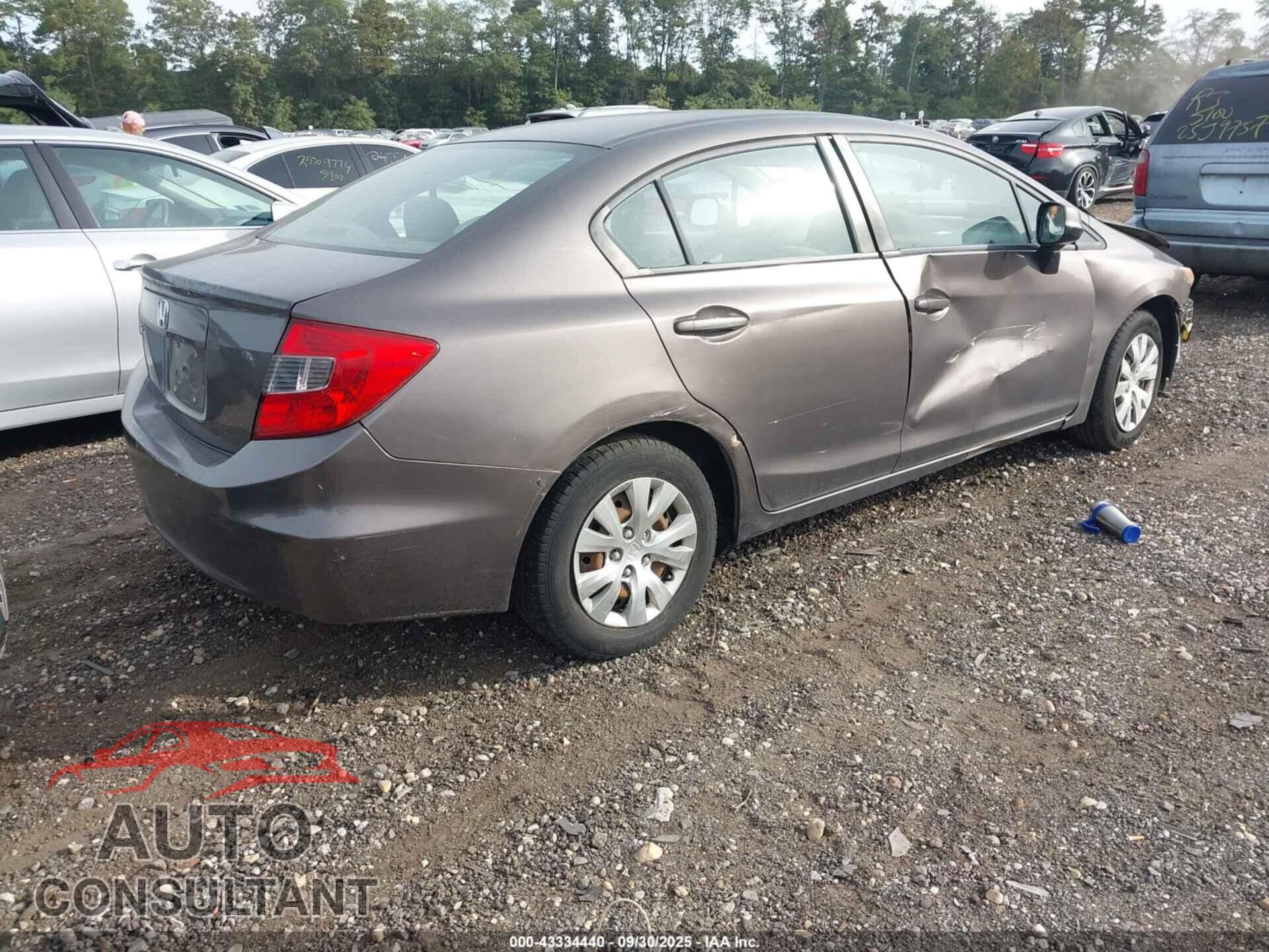 HONDA CIVIC 2012 - 19XFB2F5XCE383783