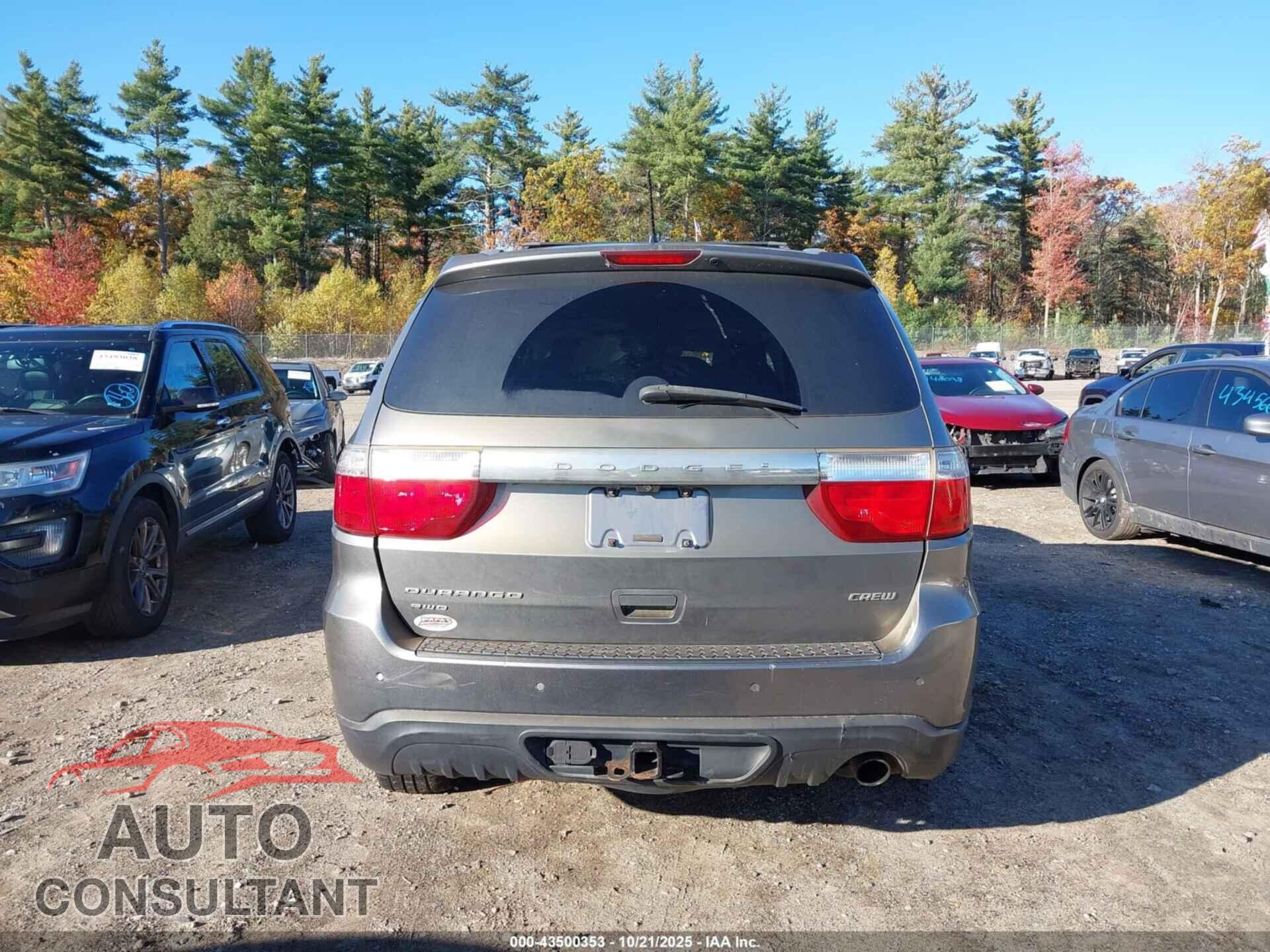 DODGE DURANGO 2013 - 1C4RDJDG5DC597398