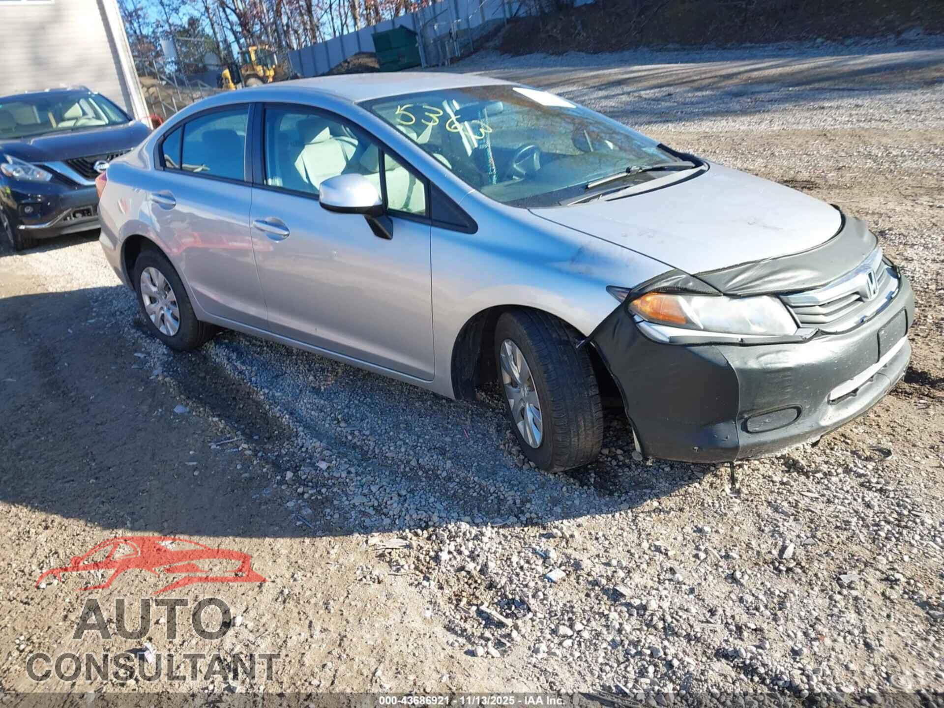 HONDA CIVIC 2012 - 19XFB2E54CE005363